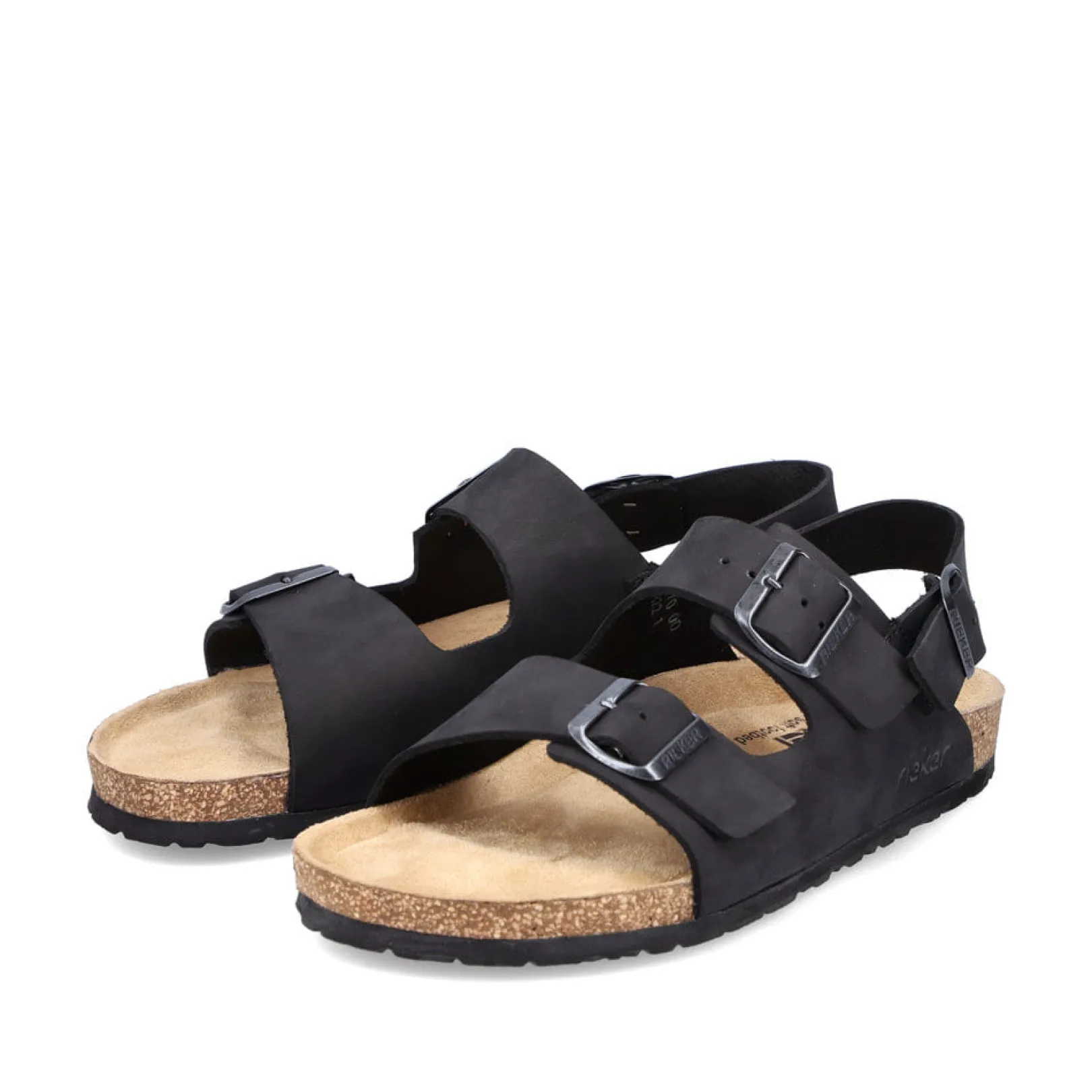 Rieker Sandalen<Herren Sandalen asphalt Schwarz