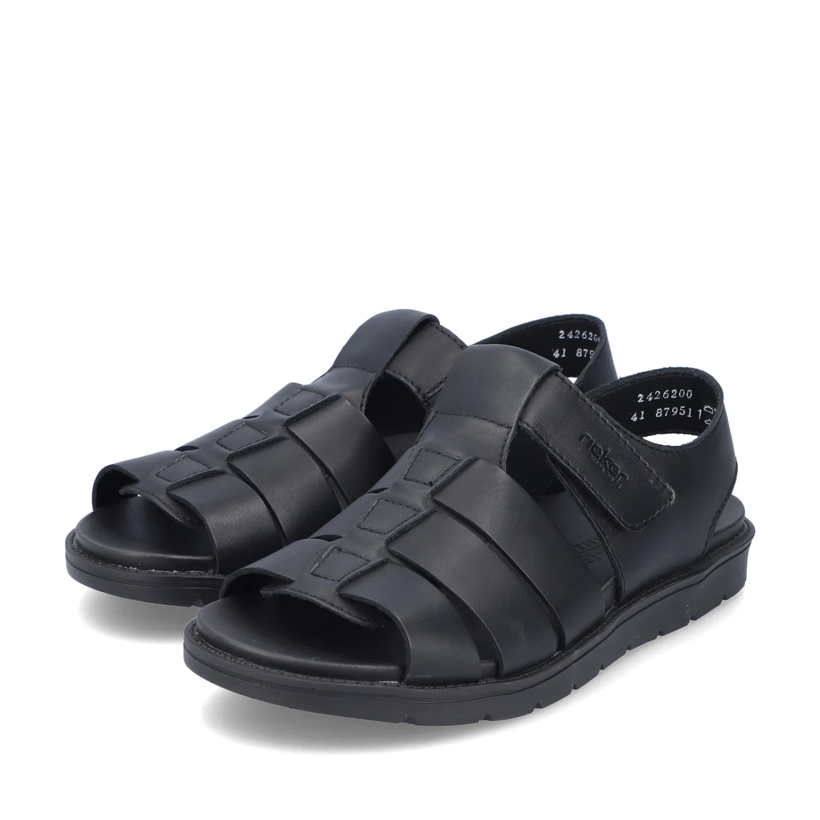 Rieker Sandalen<Herren Sandalen mitternachts Schwarz