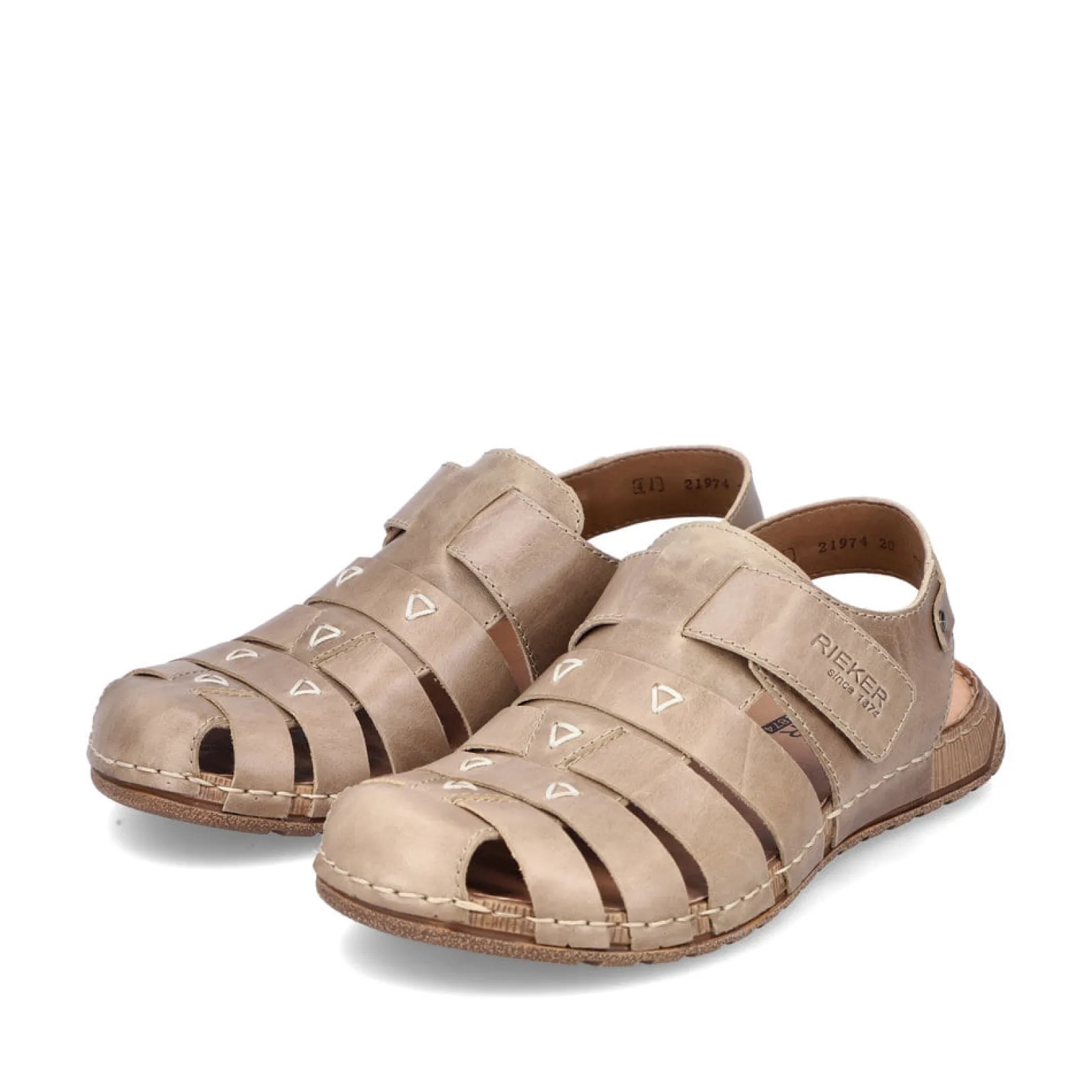 Rieker Sandalen<Herren Sandalen nuss Braun