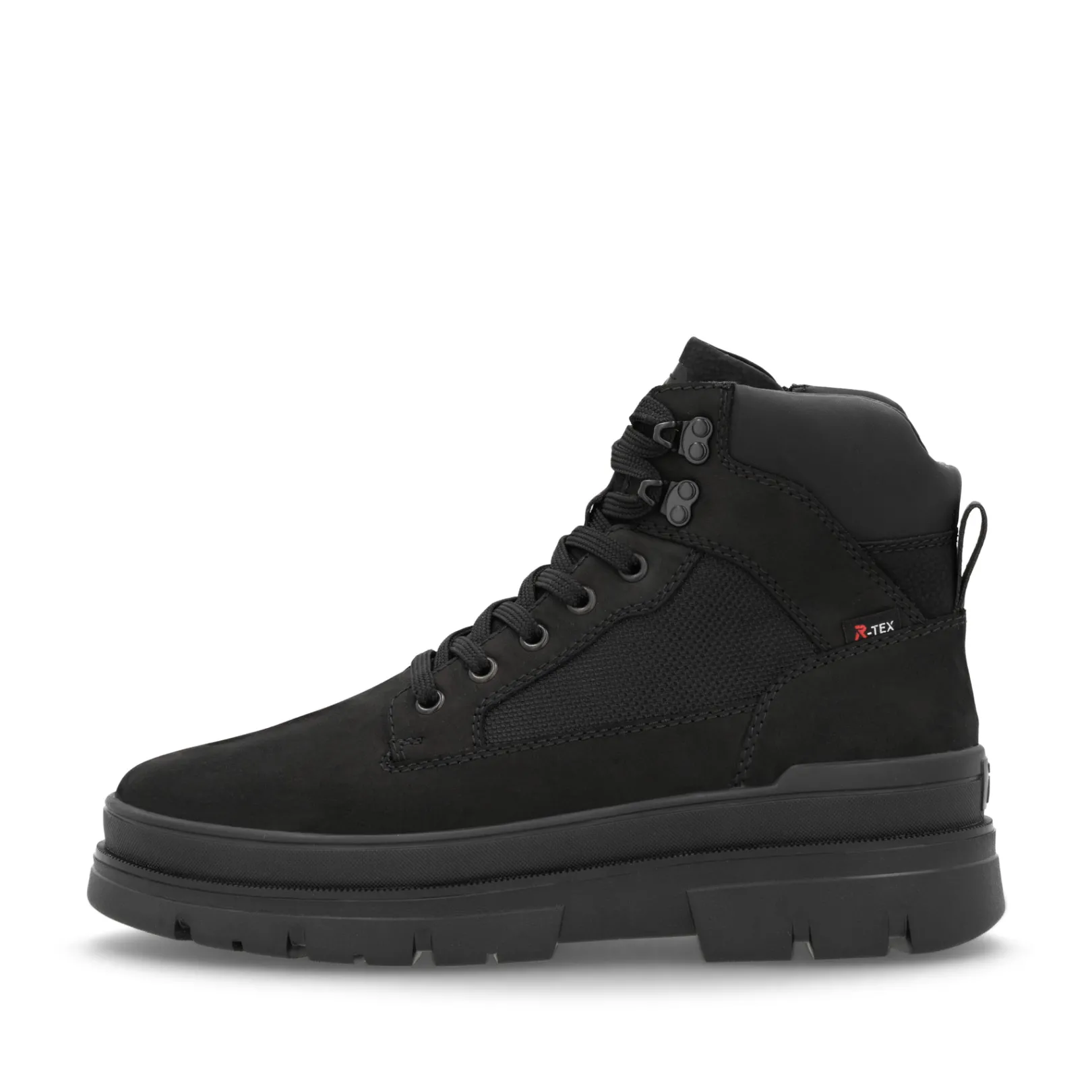 Rieker Boots<Herren Schnürstiefel asphalt Schwarz