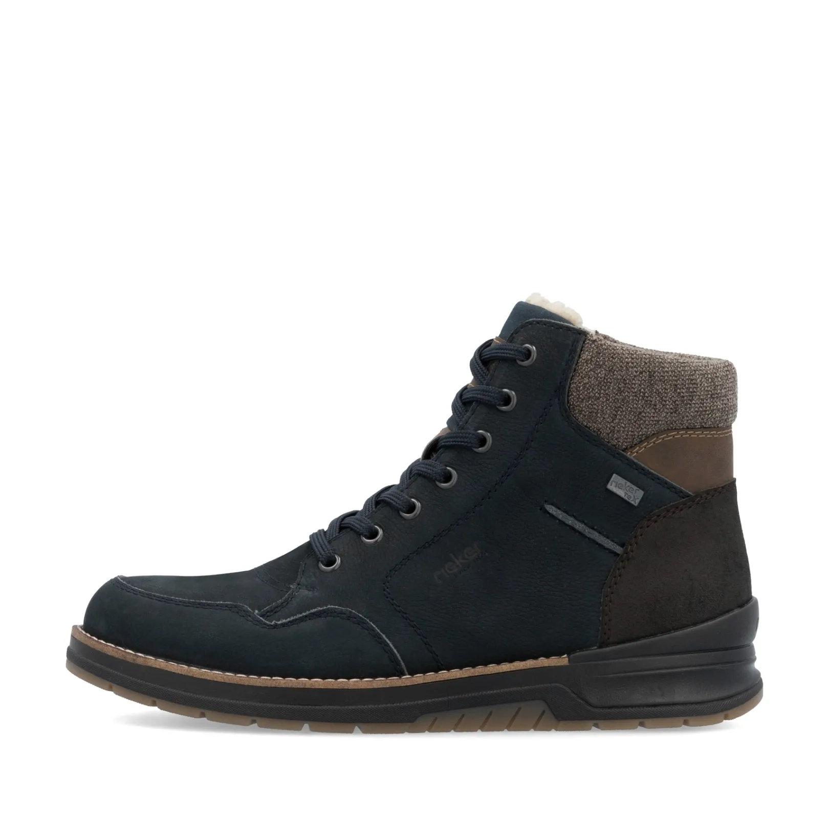 Rieker Boots<Herren Schnürstiefel atlantik Blau