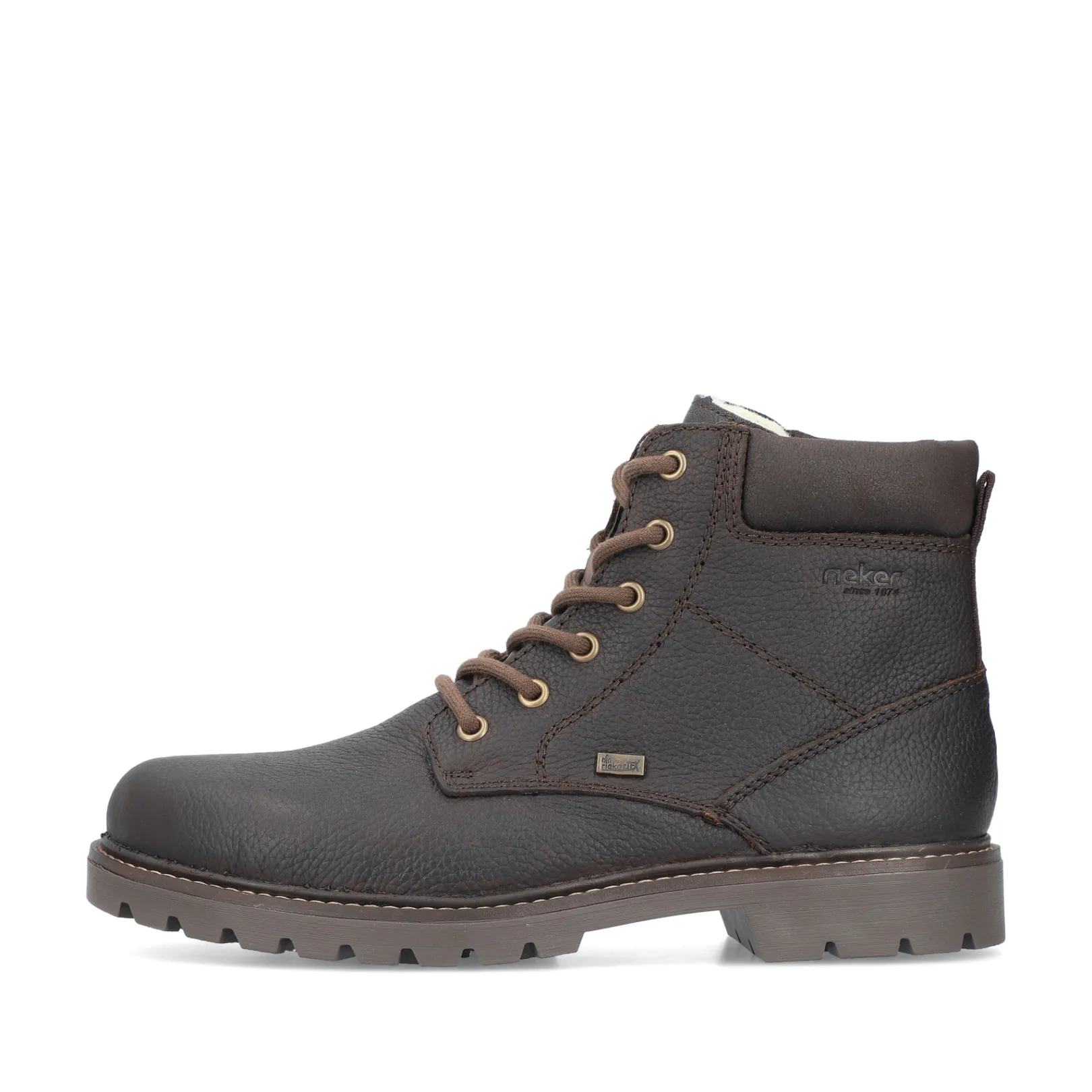 Rieker Boots<Herren Schnürstiefel dunkel Braun