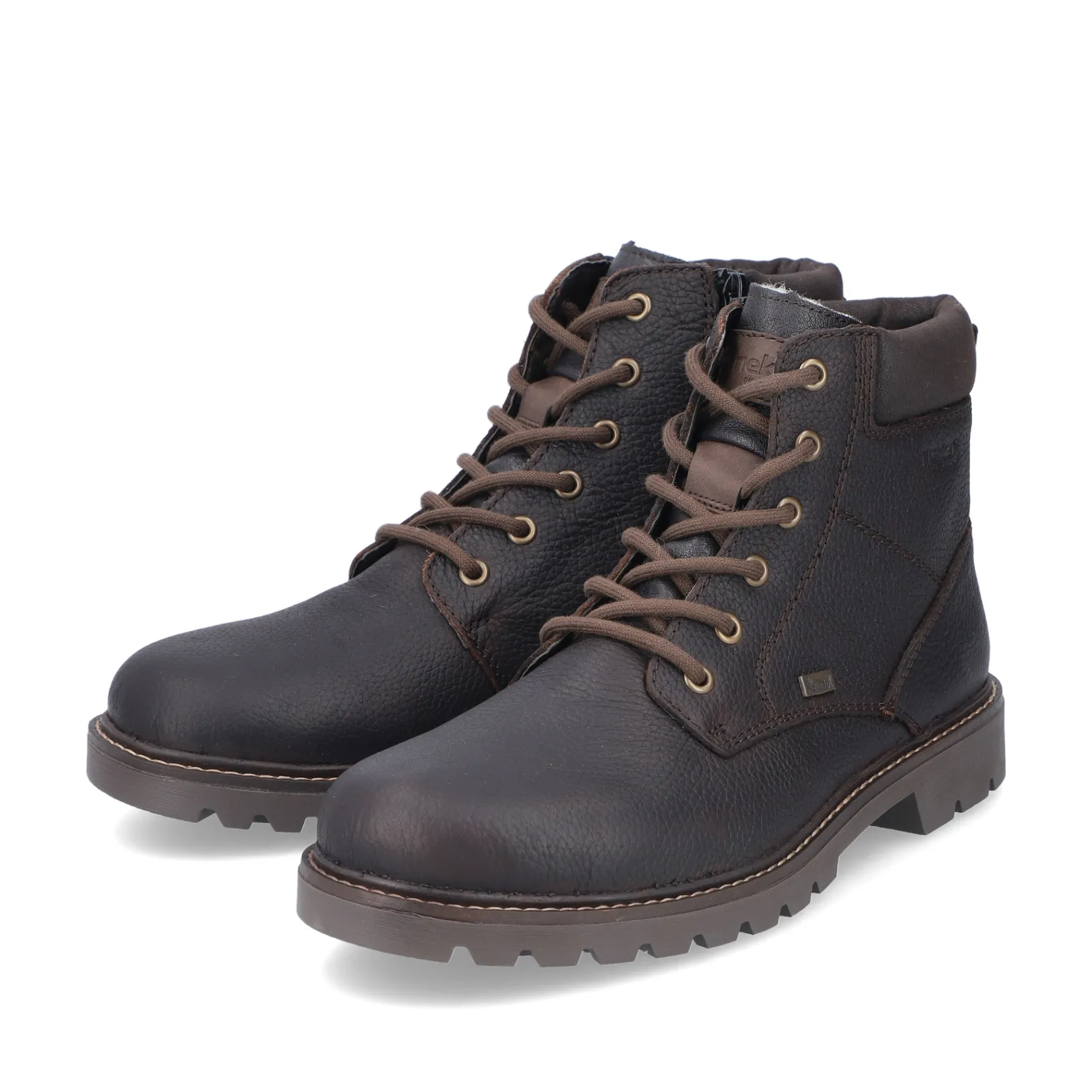 Rieker Boots<Herren Schnürstiefel dunkel Braun