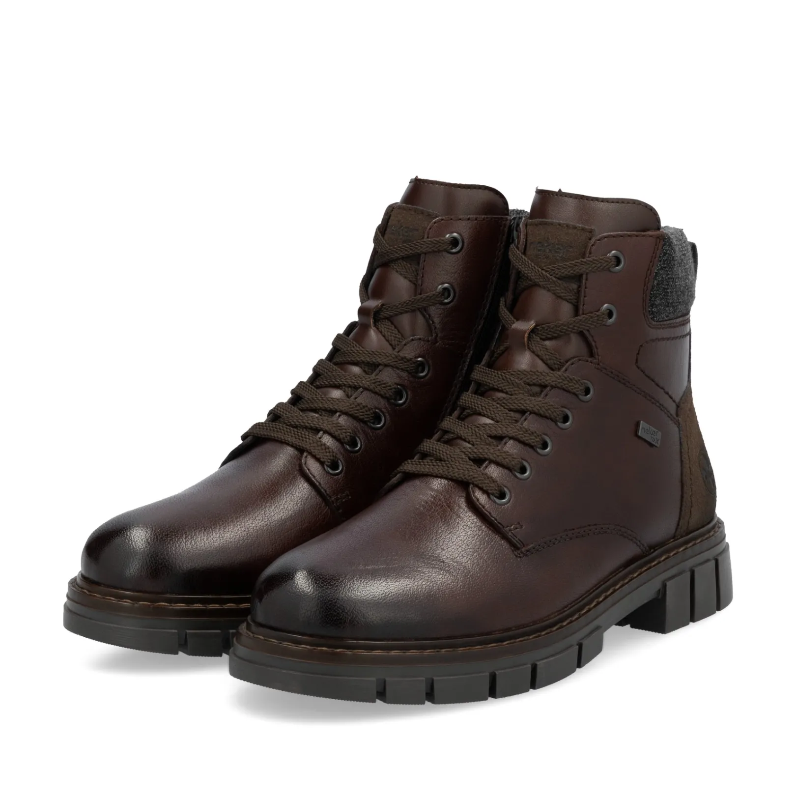 Rieker Boots<Herren Schnürstiefel dunkel Braun