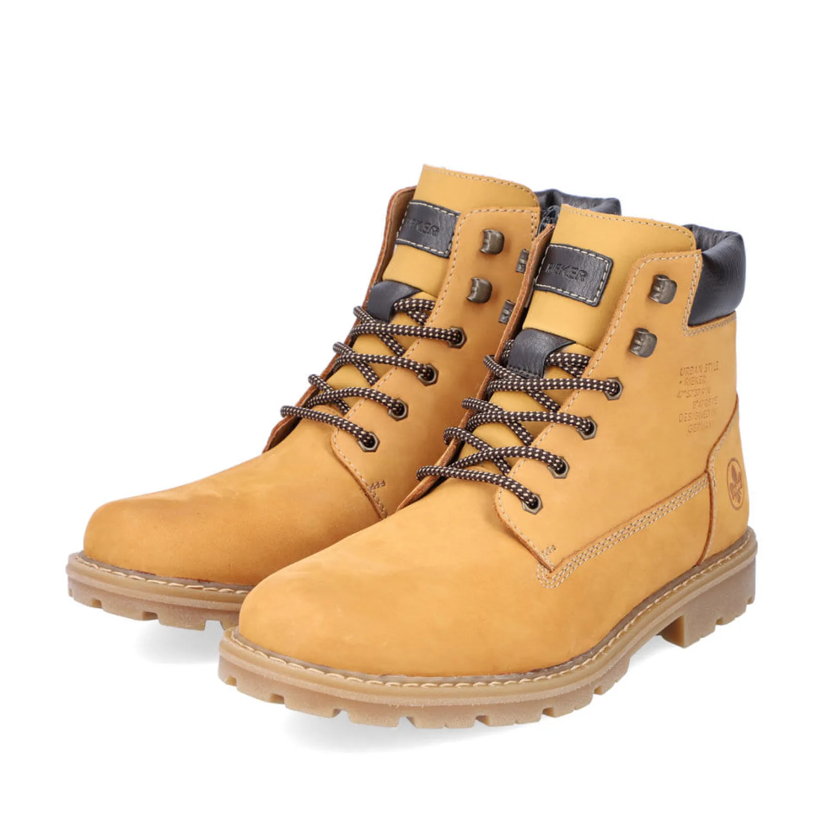 Rieker Boots<Herren Schnürstiefel gold Gelb