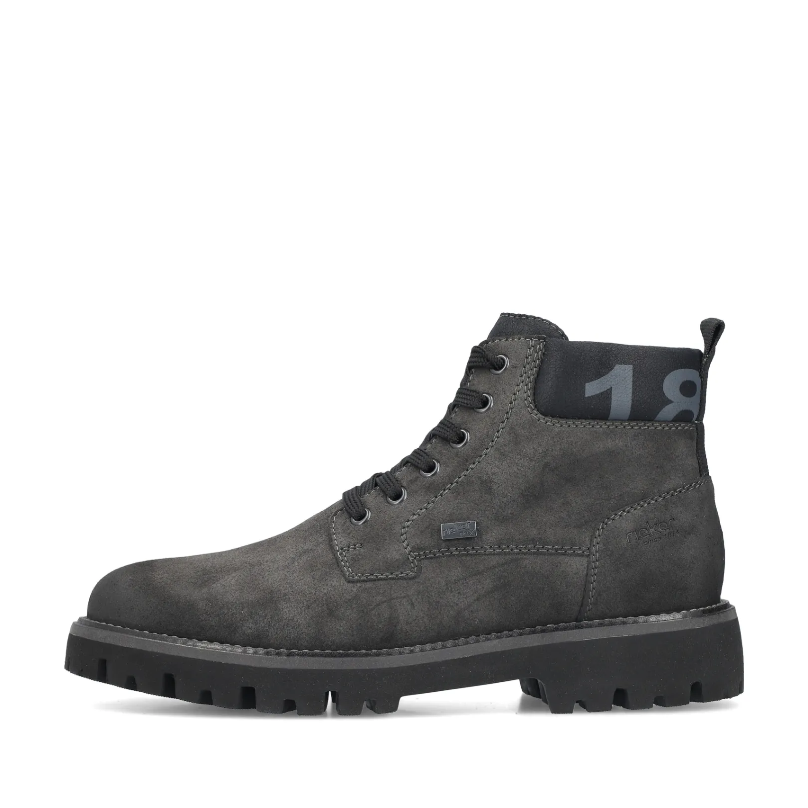 Rieker Boots<Herren Schnürstiefel graphit Grau