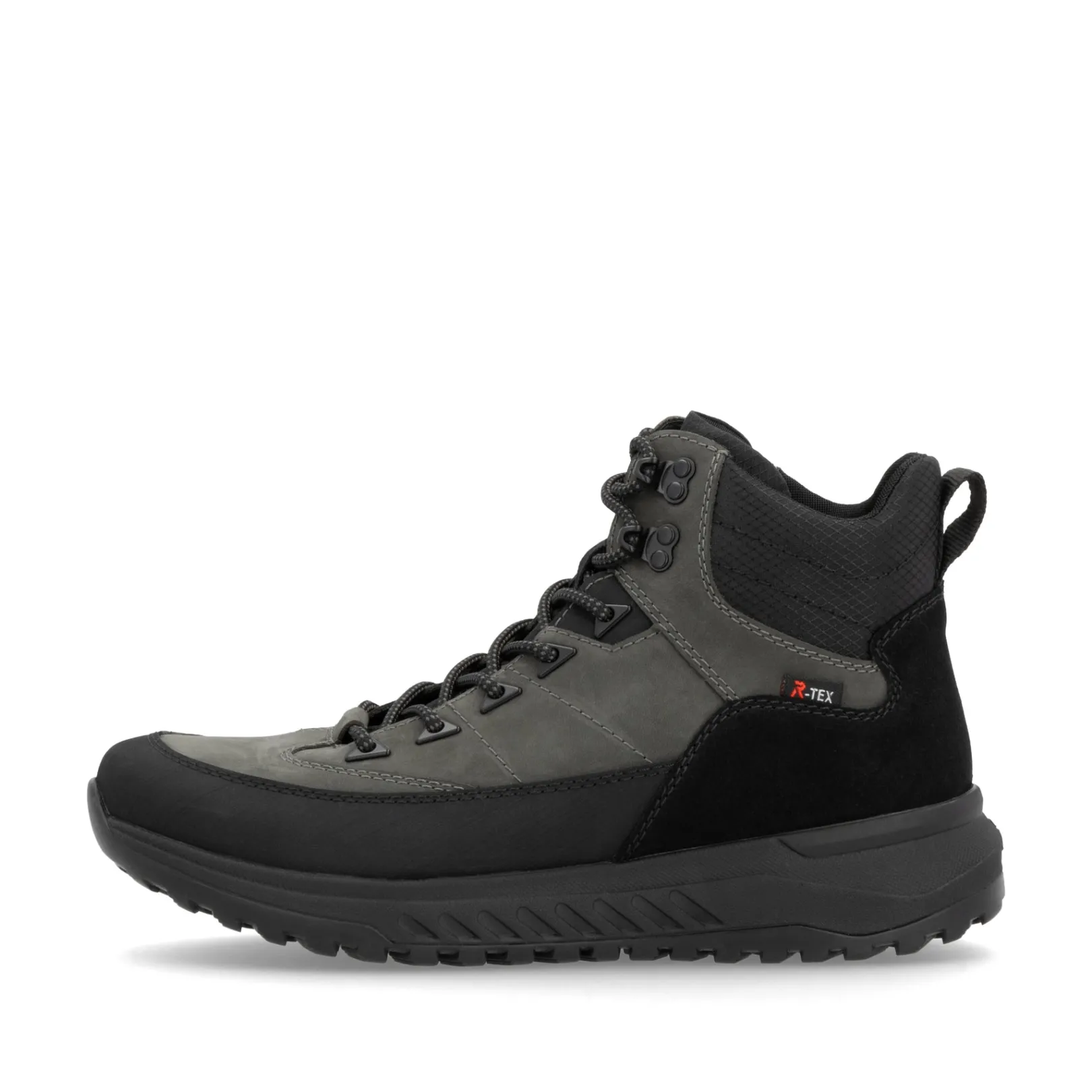 Rieker Boots<Herren Schnürstiefel graphit-schwarz Grau