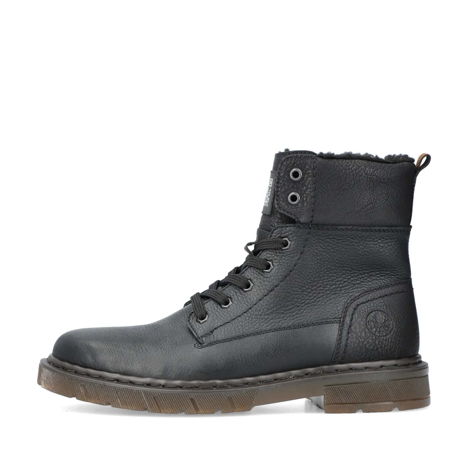 Rieker Boots<Herren Schnürstiefel graphit Schwarz