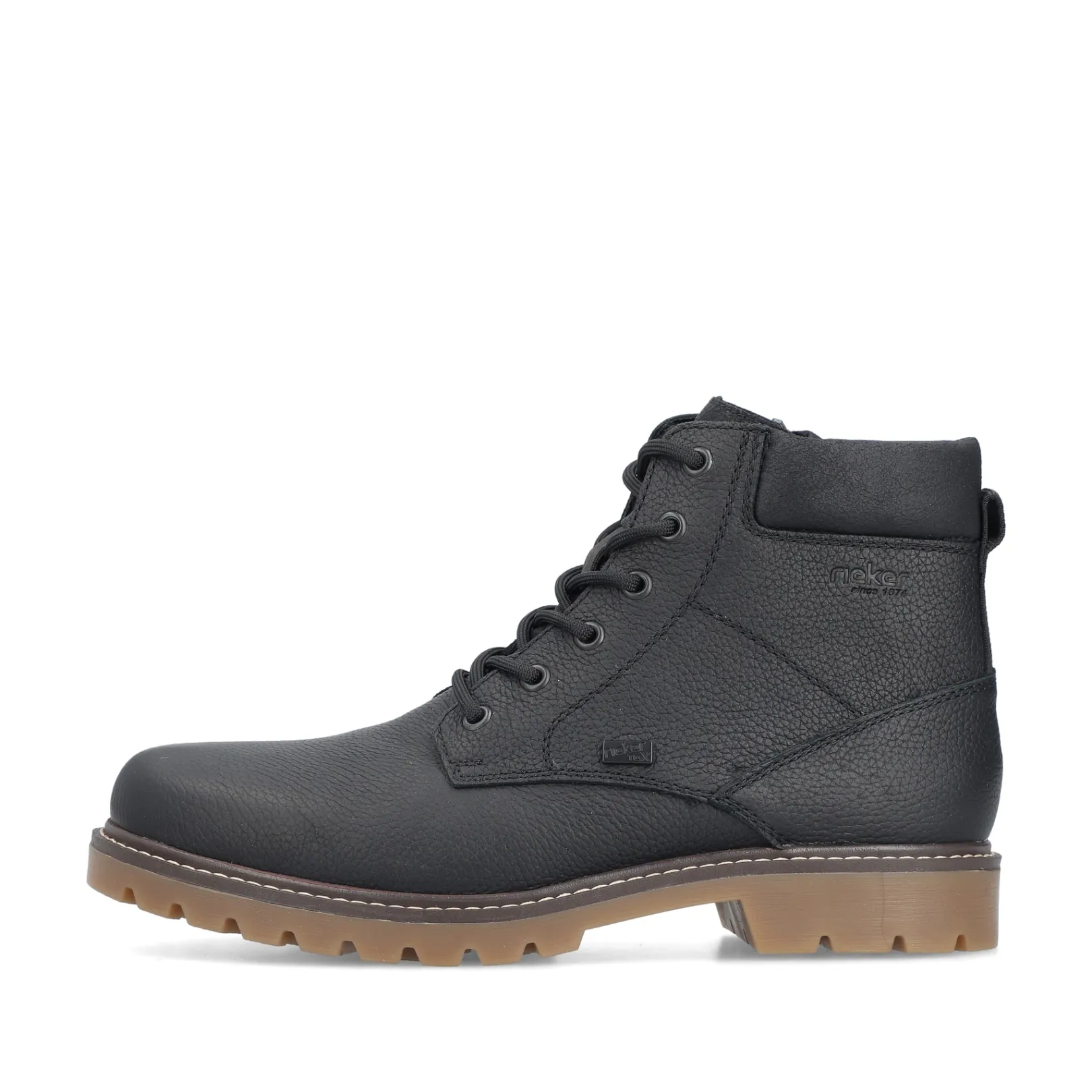 Rieker Boots<Herren Schnürstiefel graphit Schwarz