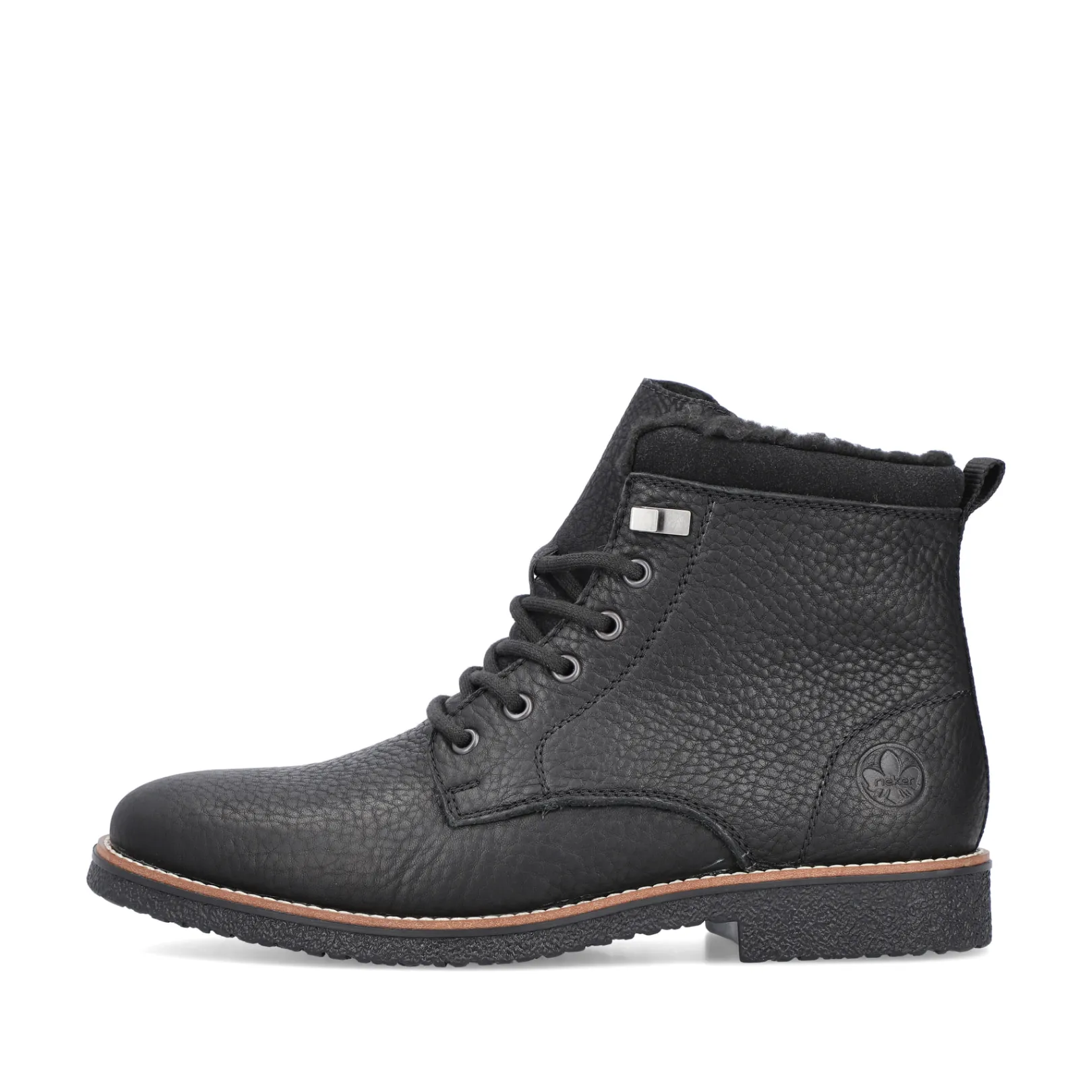 Rieker Boots<Herren Schnürstiefel graphit Schwarz