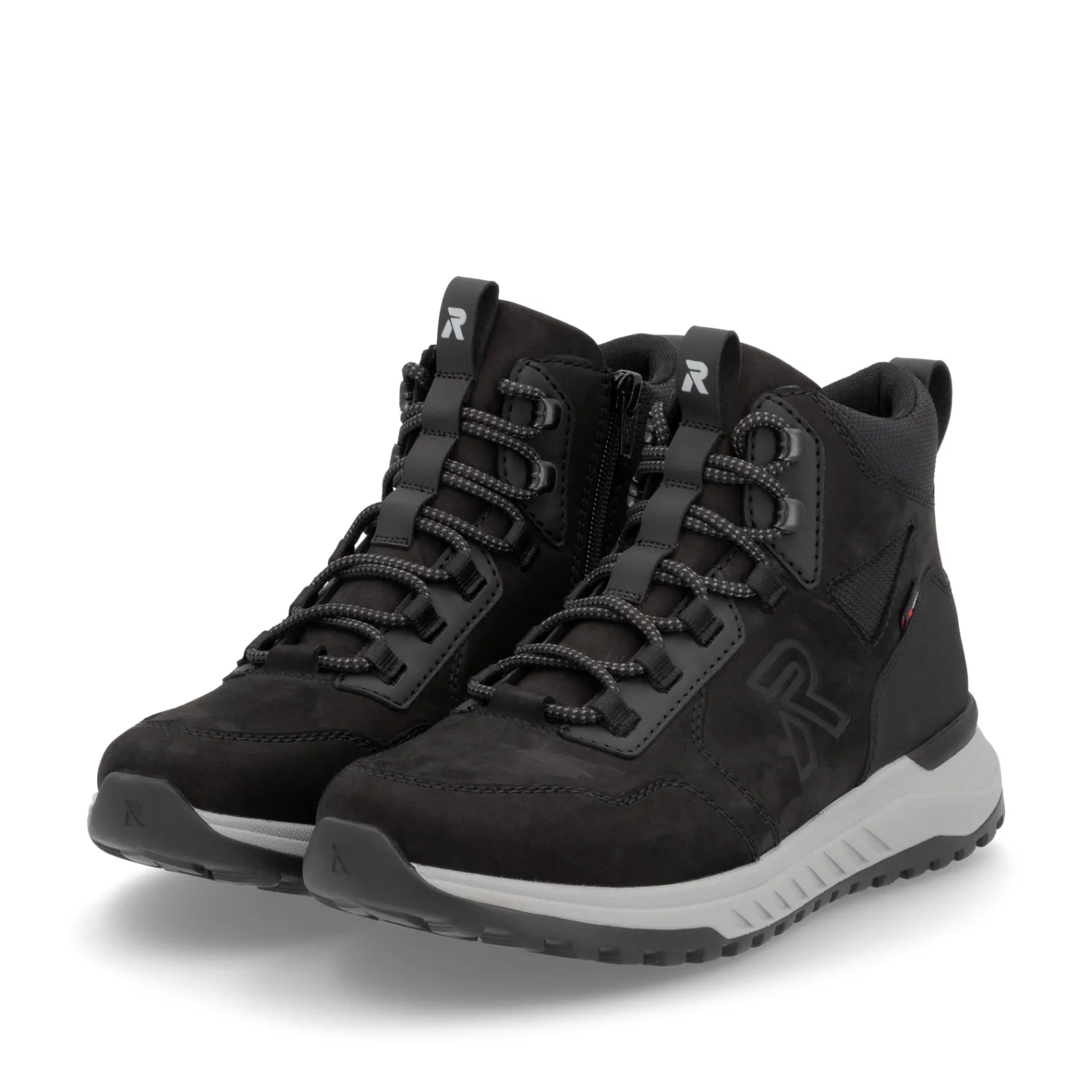 Rieker Boots<Herren Schnürstiefel graphit Schwarz