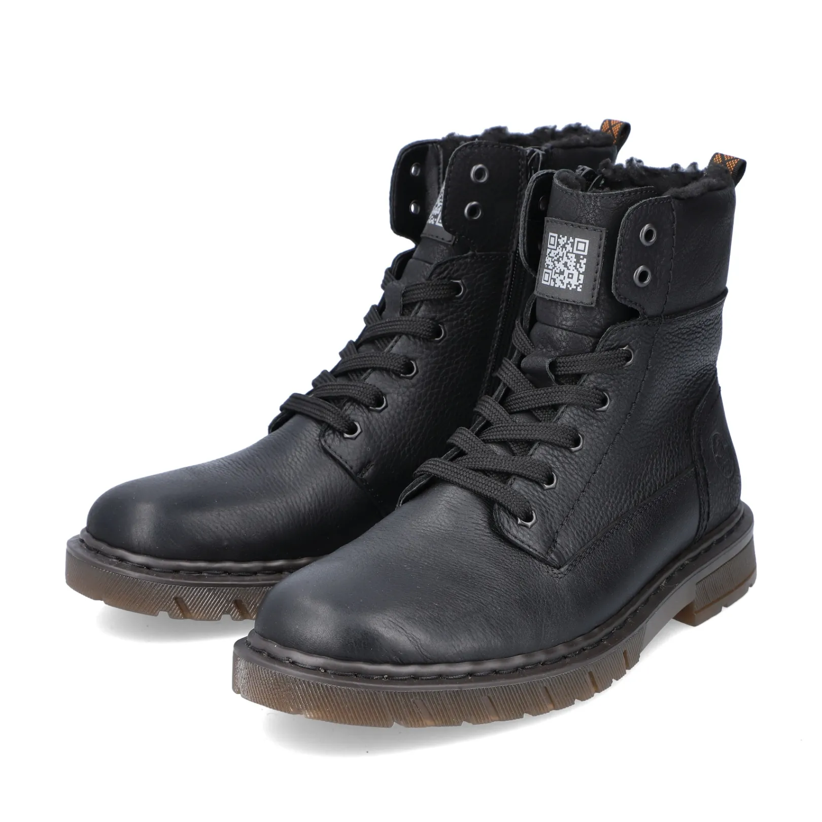 Rieker Boots<Herren Schnürstiefel graphit Schwarz