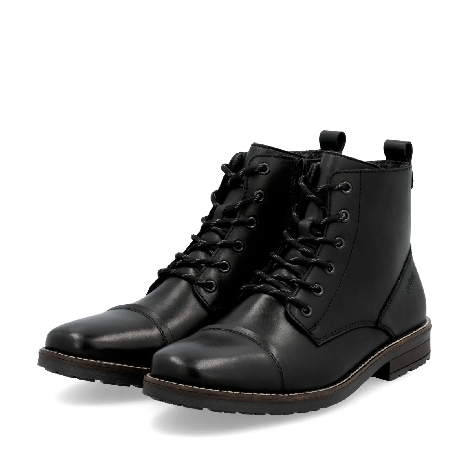 Rieker Boots<Herren Schnürstiefel graphit Schwarz