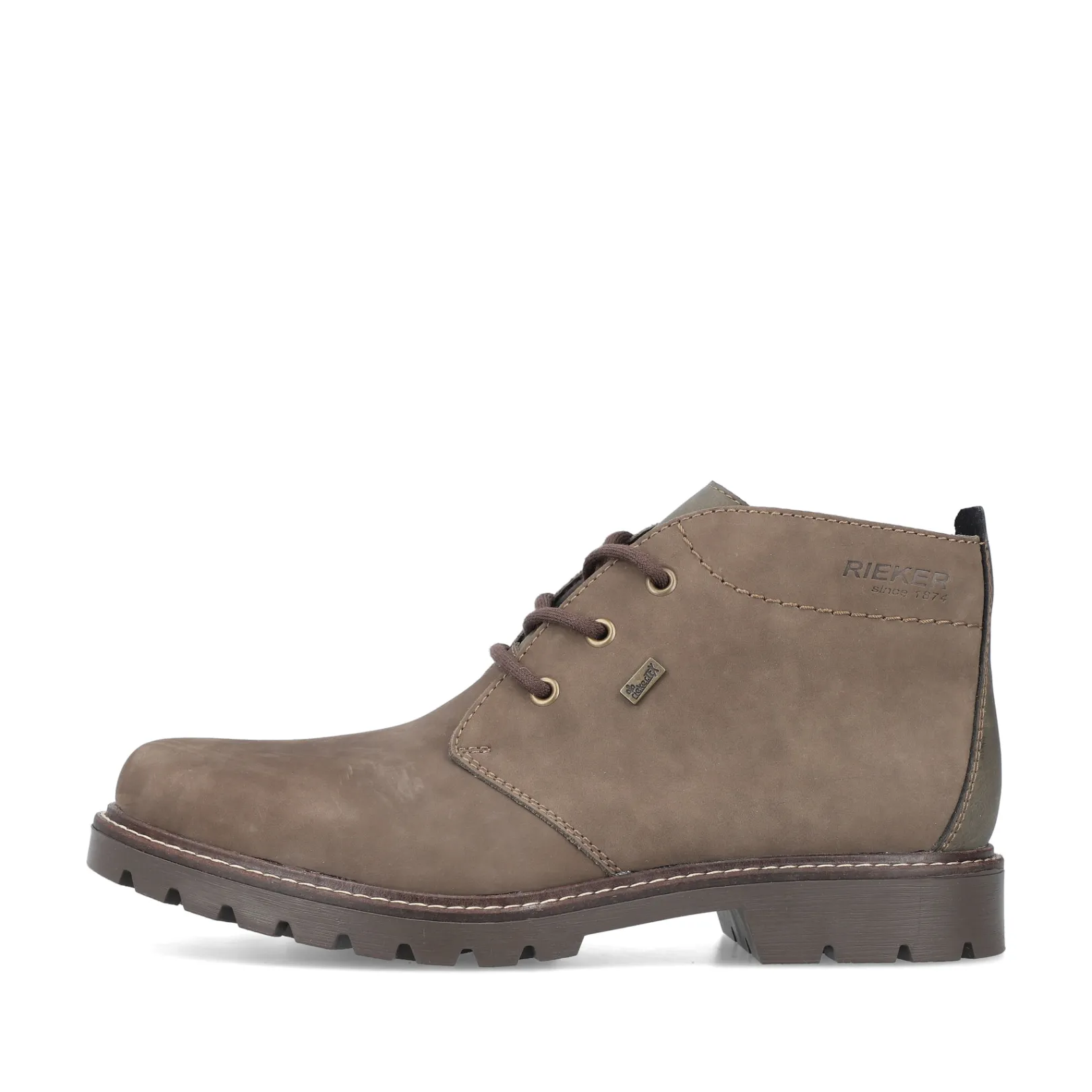 Rieker Boots<Herren Schnürstiefel grau Braun