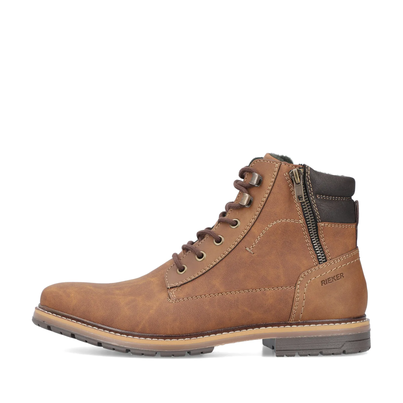 Rieker Boots<Herren Schnürstiefel hell Braun