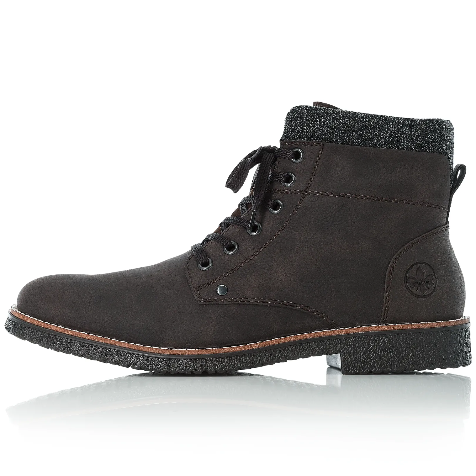 Rieker Boots<Herren Schnürstiefel holz Braun