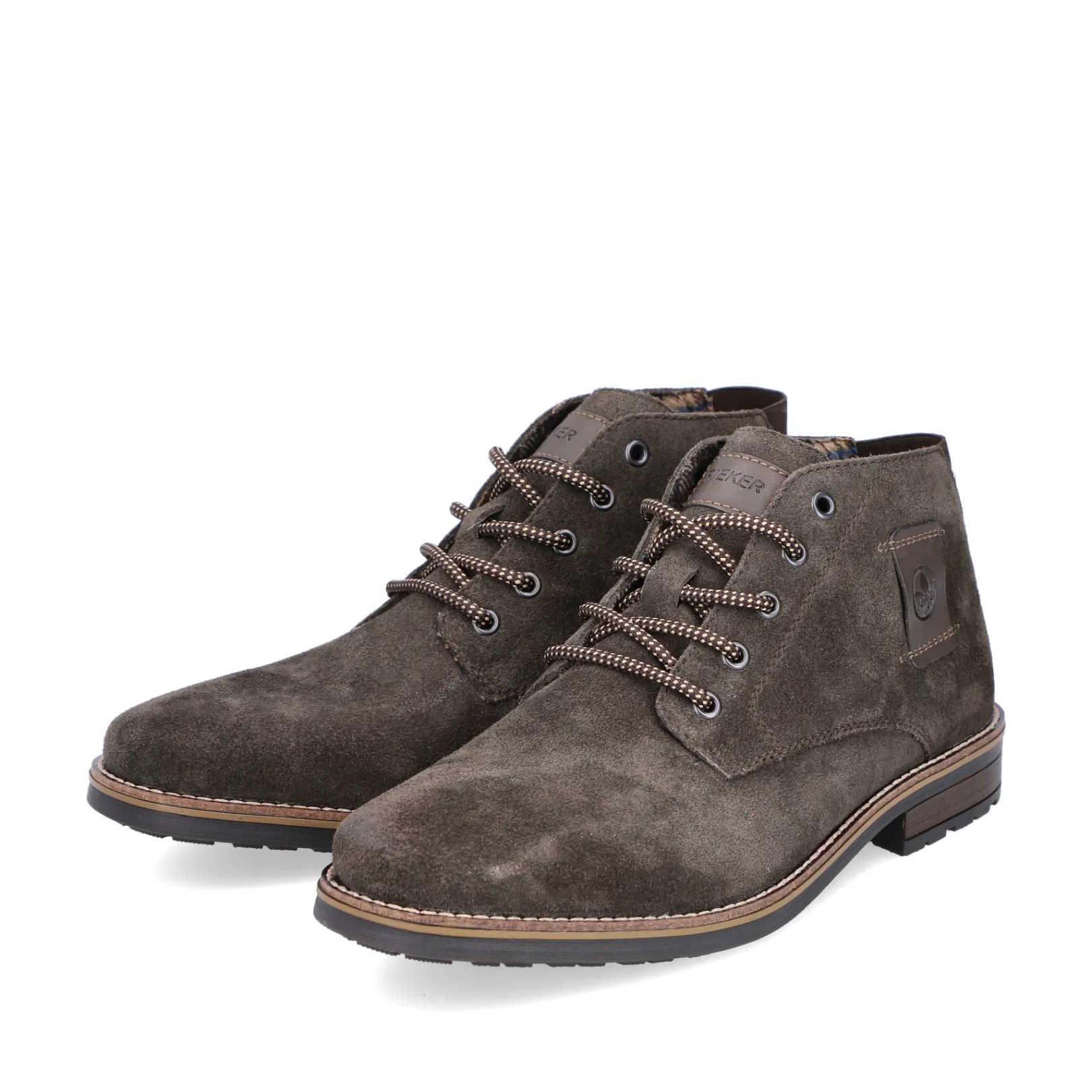 Rieker Boots<Herren Schnürstiefel holz Braun