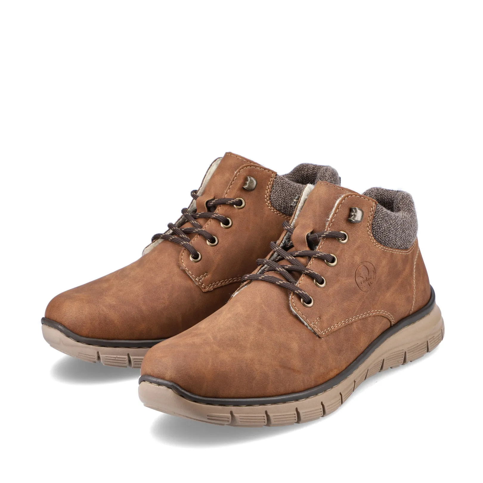 Rieker Boots<Herren Schnürstiefel holz Braun