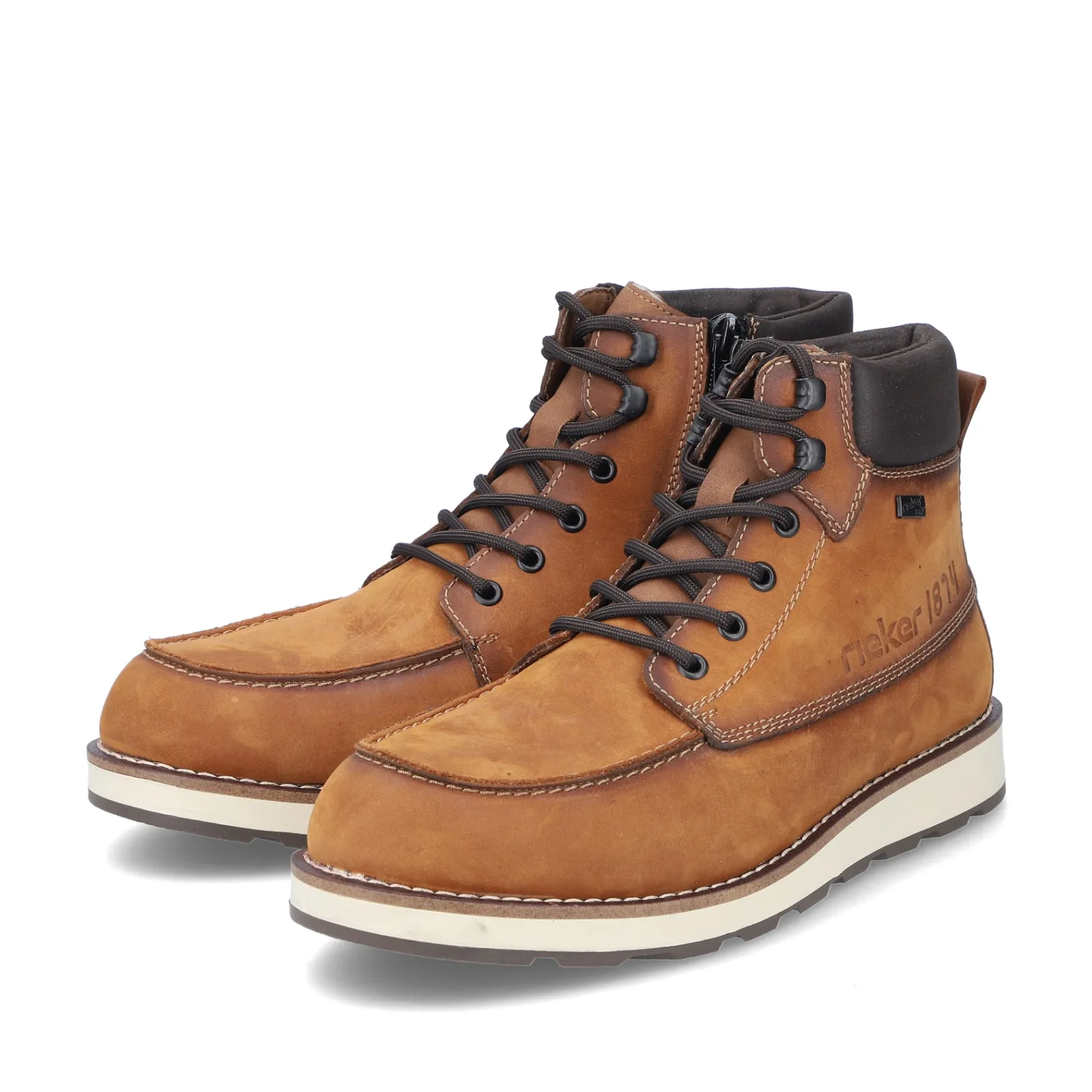 Rieker Boots<Herren Schnürstiefel kamel Braun