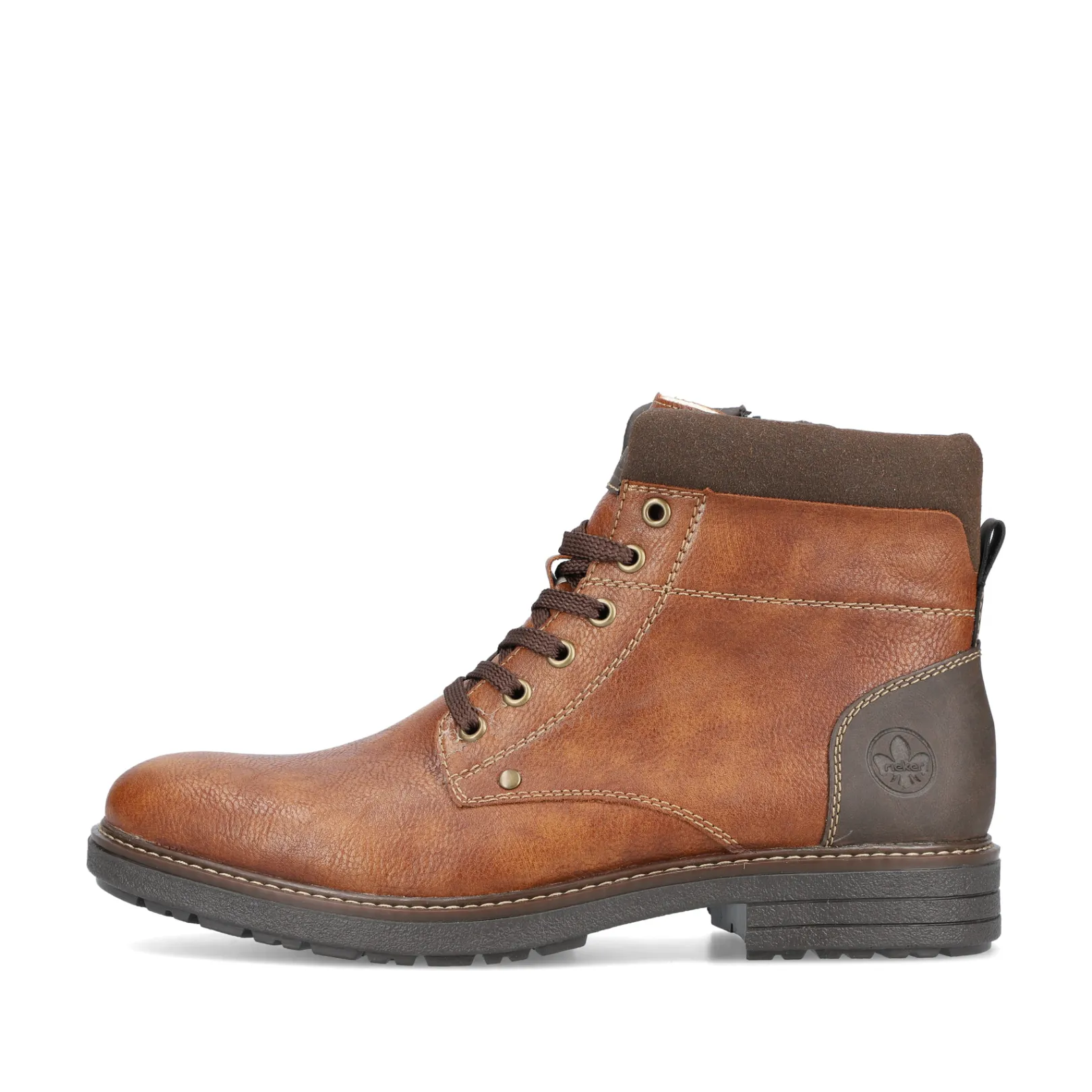 Rieker Boots<Herren Schnürstiefel karamell Braun