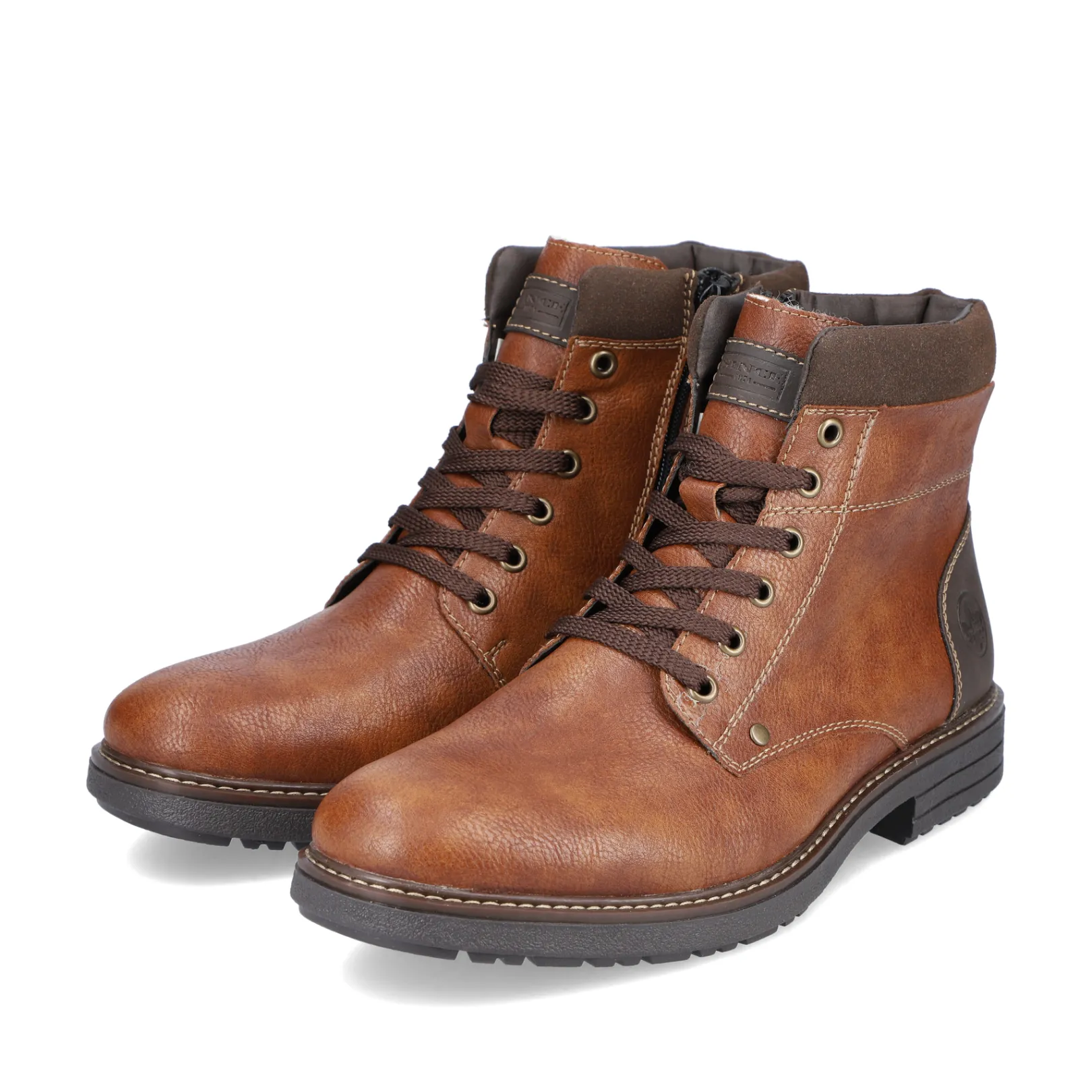 Rieker Boots<Herren Schnürstiefel karamell Braun