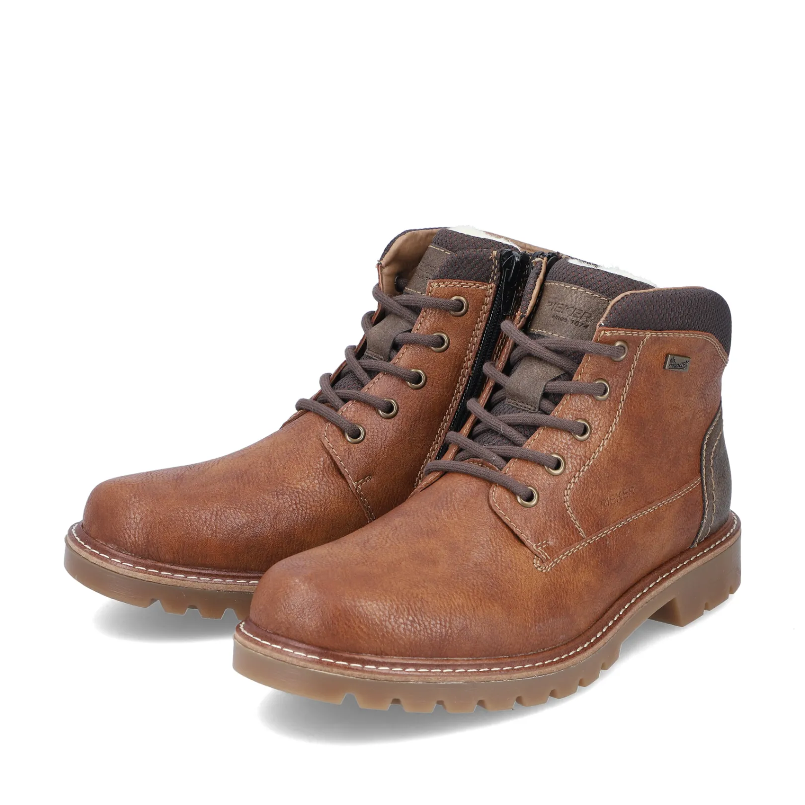 Rieker Boots<Herren Schnürstiefel karamell Braun