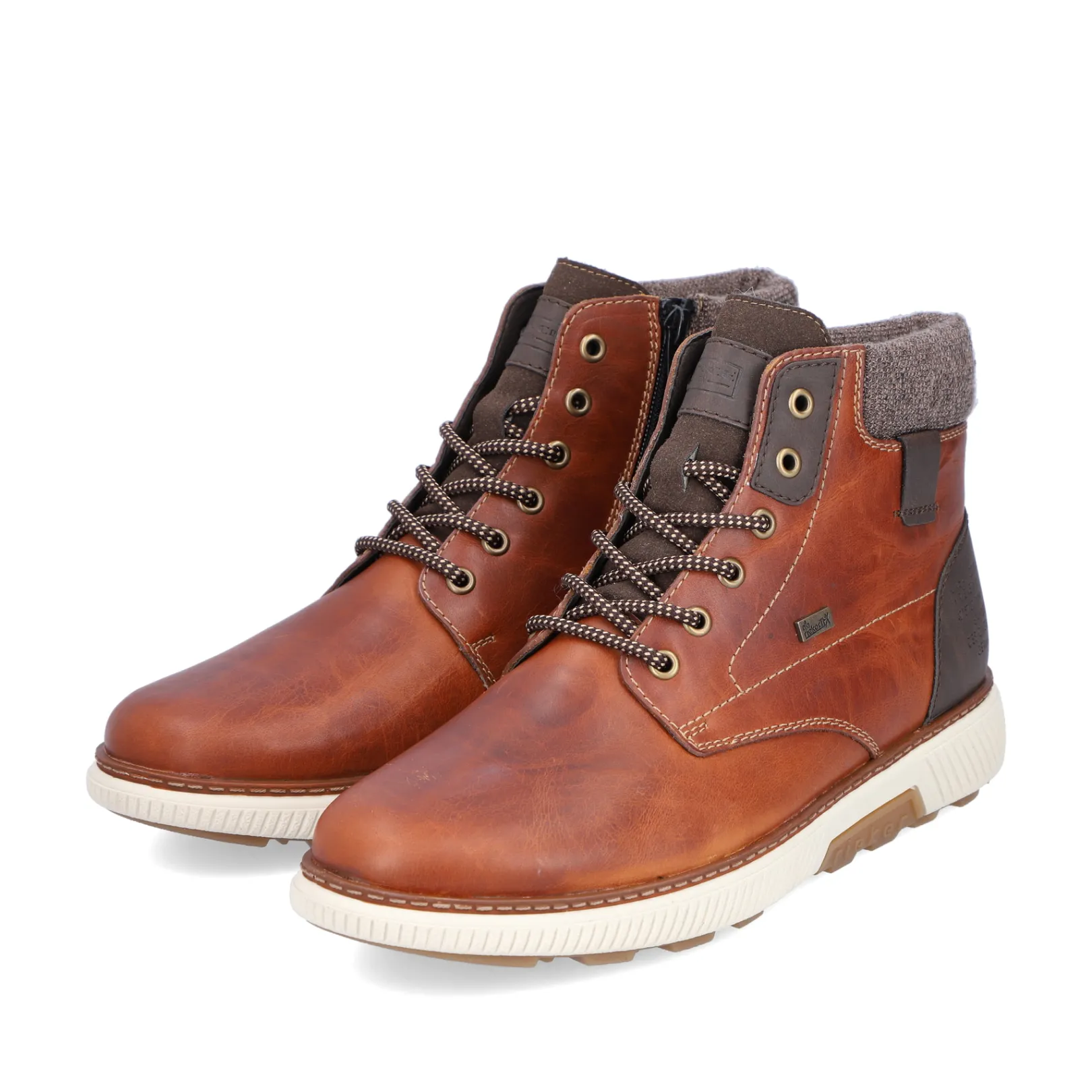 Rieker Boots<Herren Schnürstiefel karamell Braun