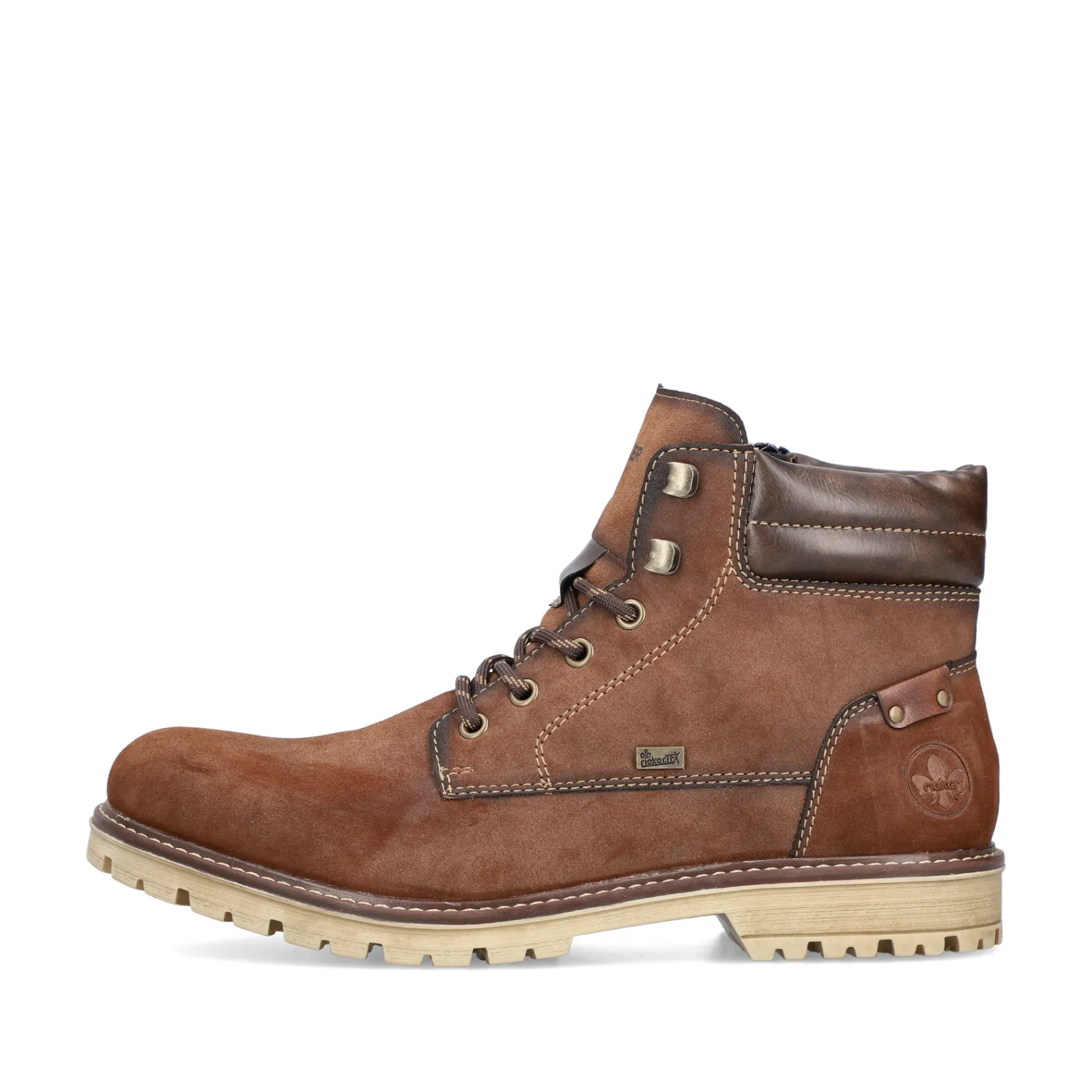 Rieker Boots<Herren Schnürstiefel kastanien Braun