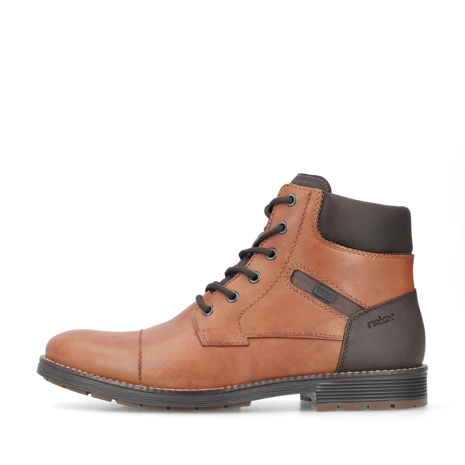 Rieker Boots<Herren Schnürstiefel kastanien Braun