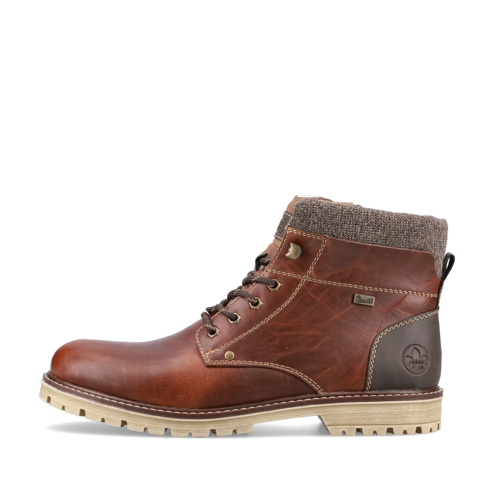 Rieker Boots<Herren Schnürstiefel kastanien Braun