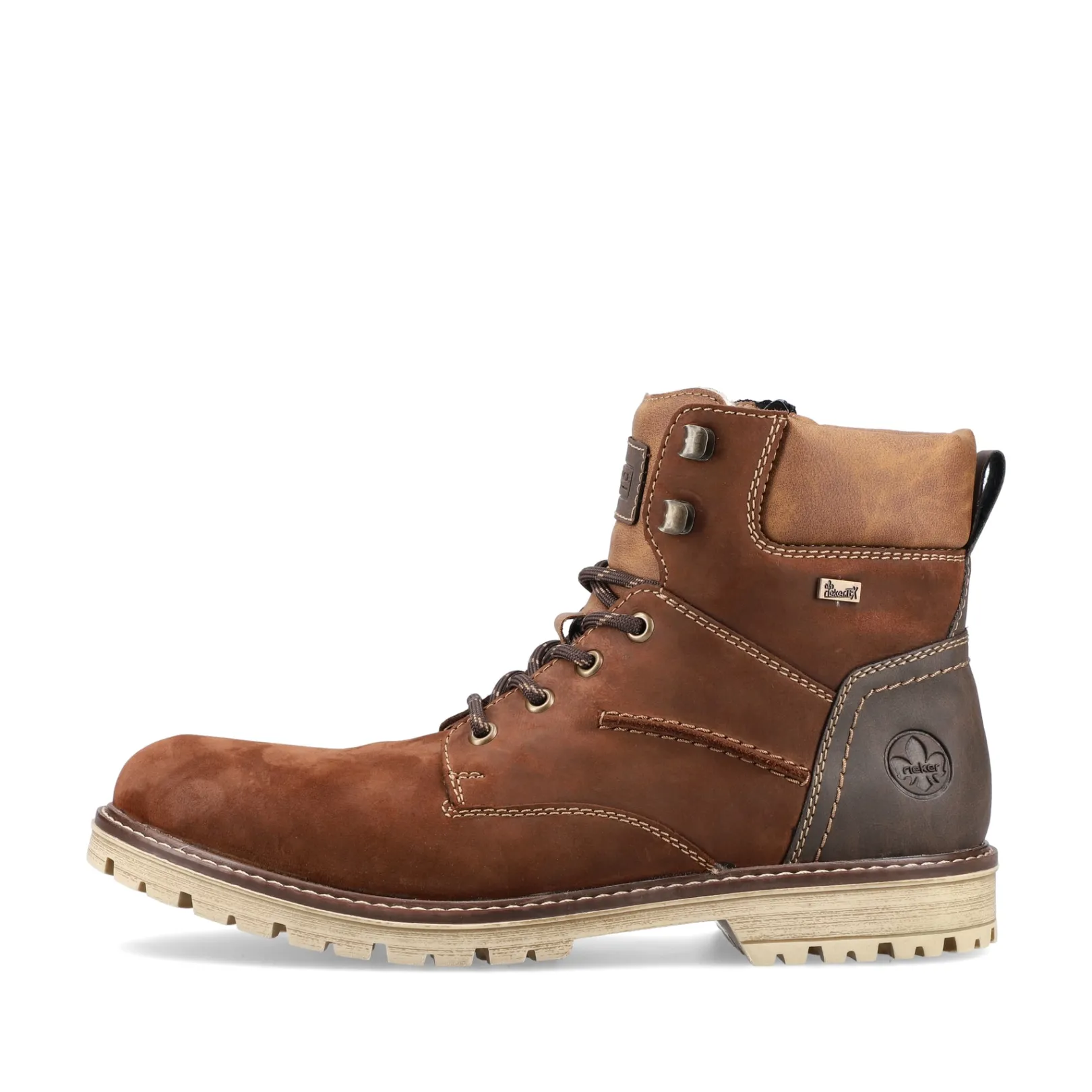 Rieker Boots<Herren Schnürstiefel kastanien Braun