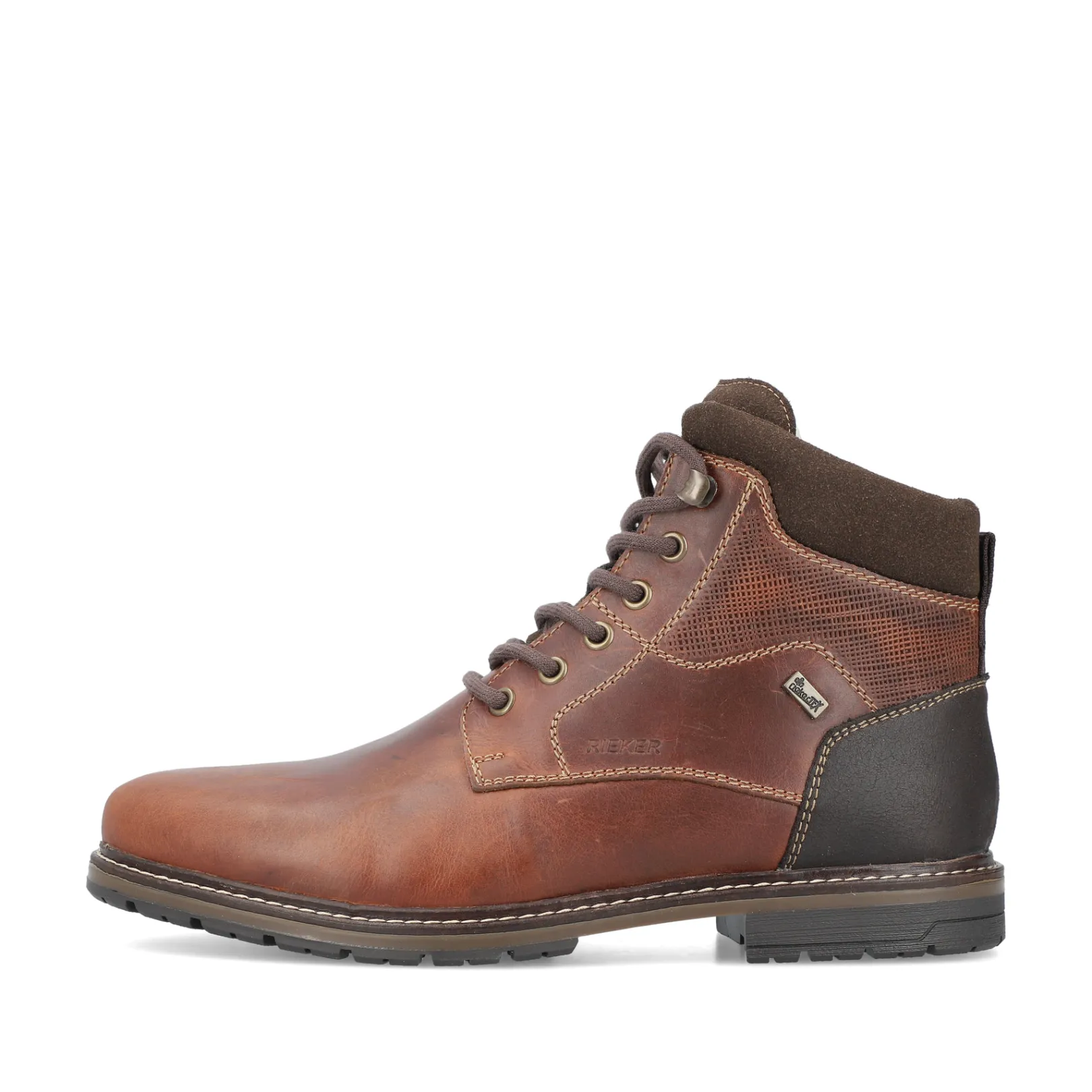 Rieker Boots<Herren Schnürstiefel kastanien Braun