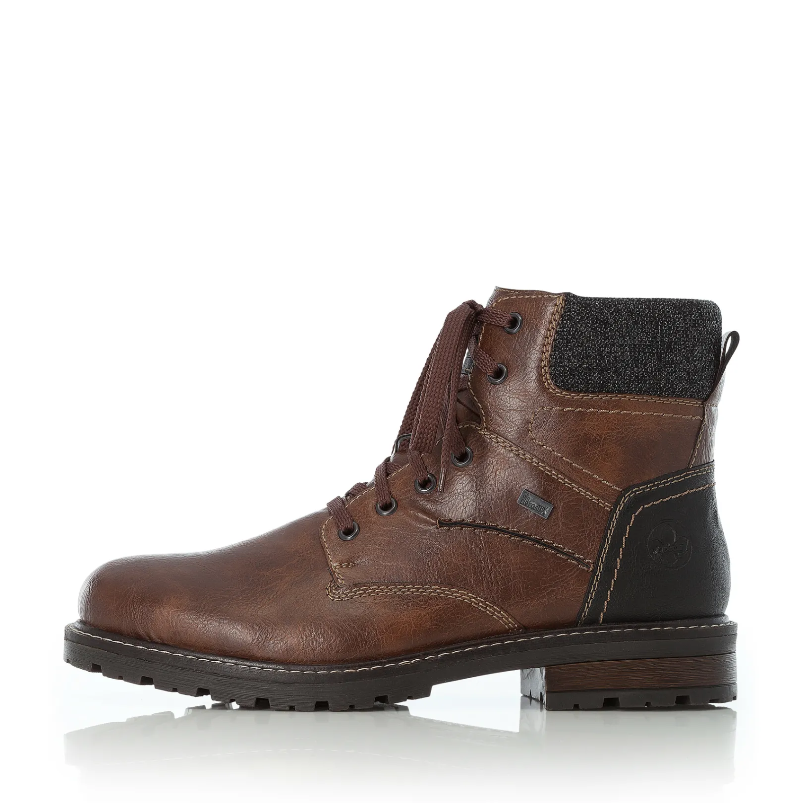 Rieker Boots<Herren Schnürstiefel kastanien Braun