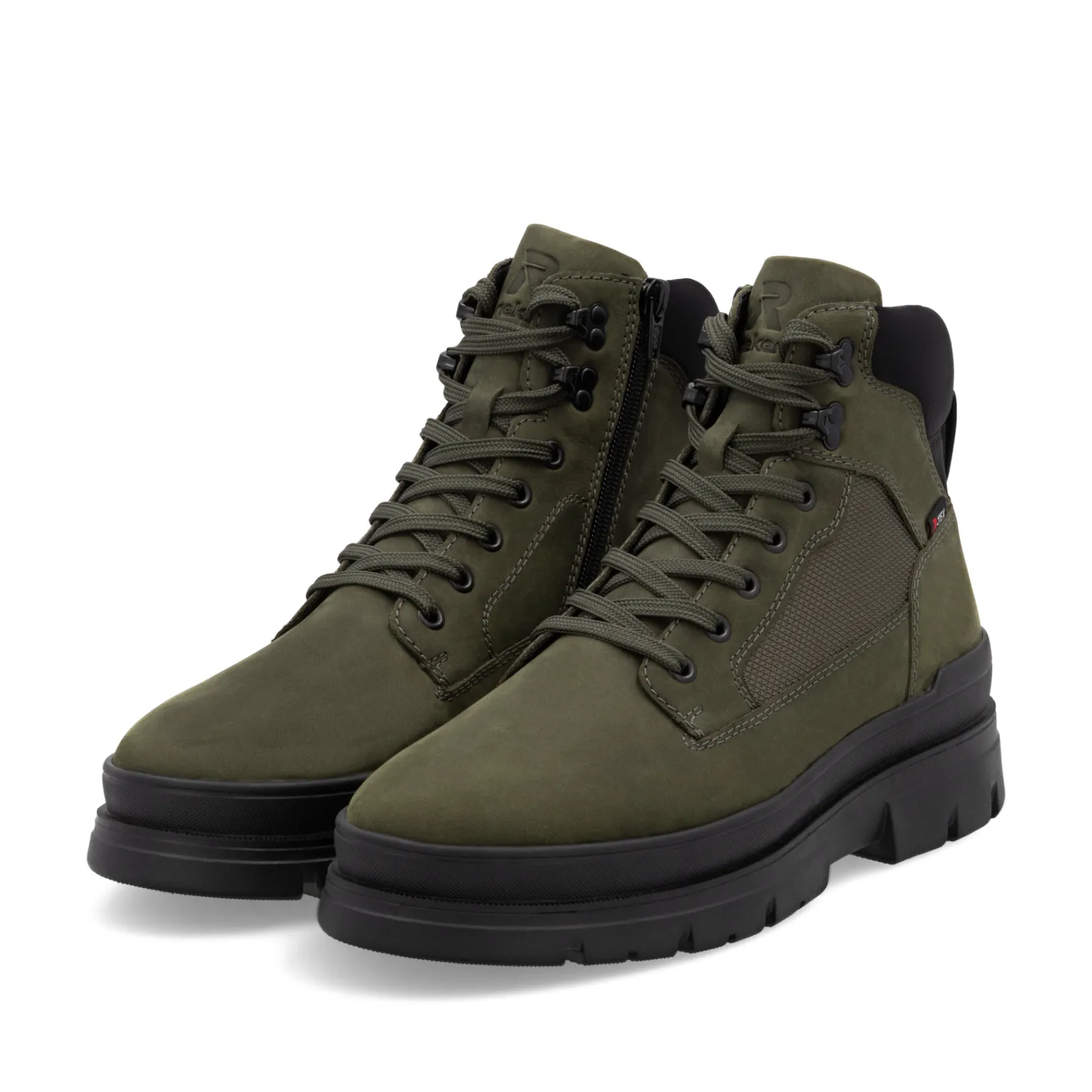 Rieker Boots<Herren Schnürstiefel khaki Grün