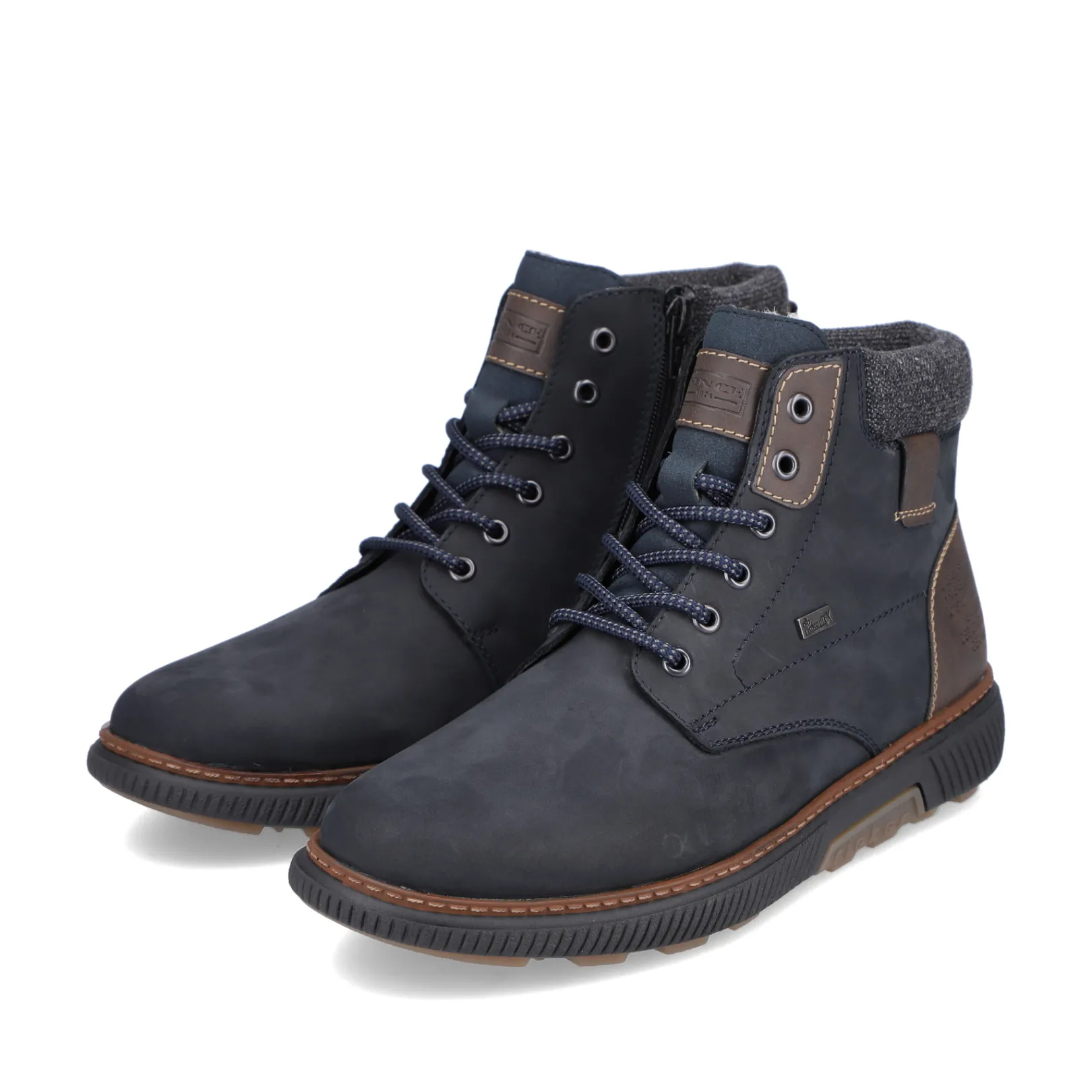 Rieker Boots<Herren Schnürstiefel marine Blau