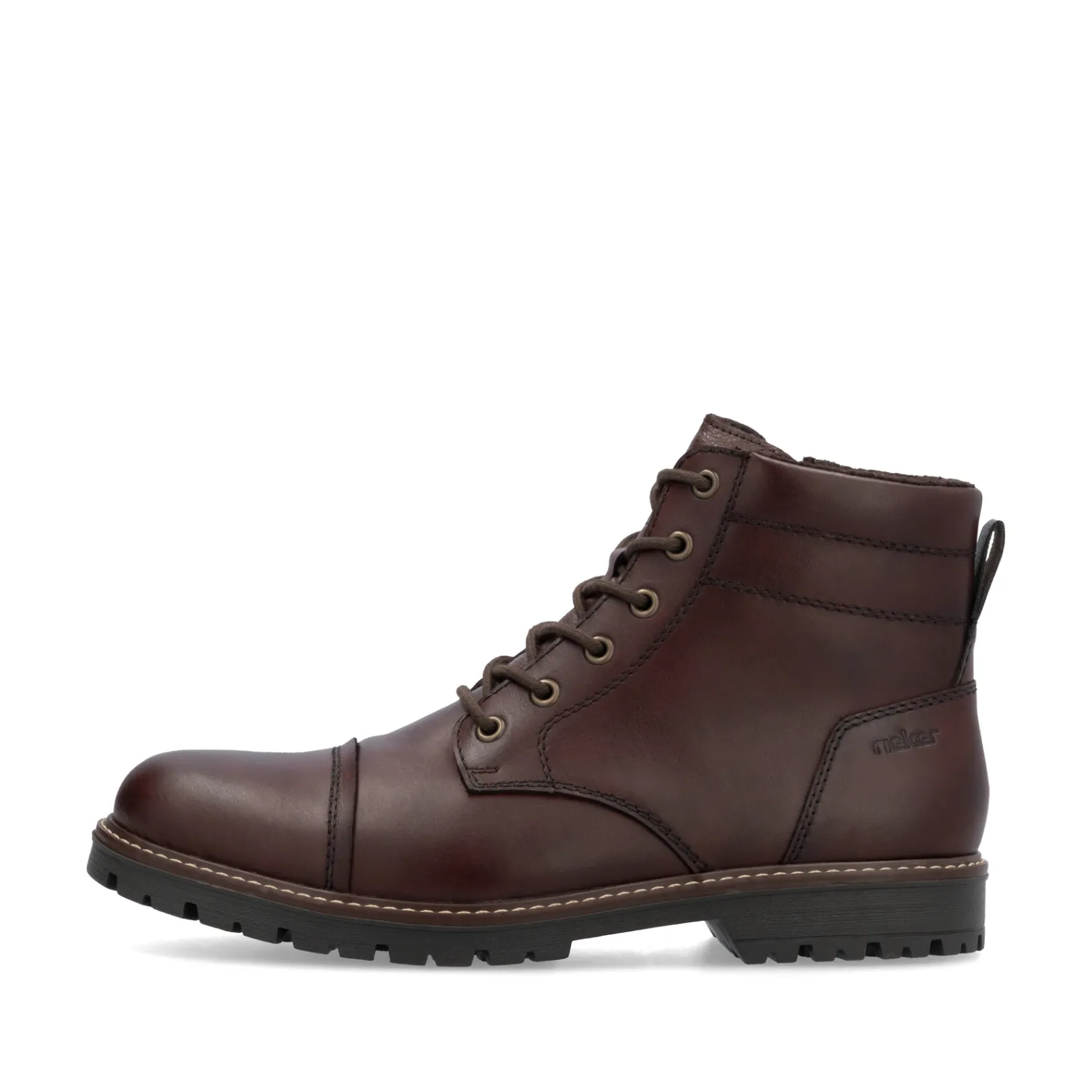 Rieker Boots<Herren Schnürstiefel mokka Braun