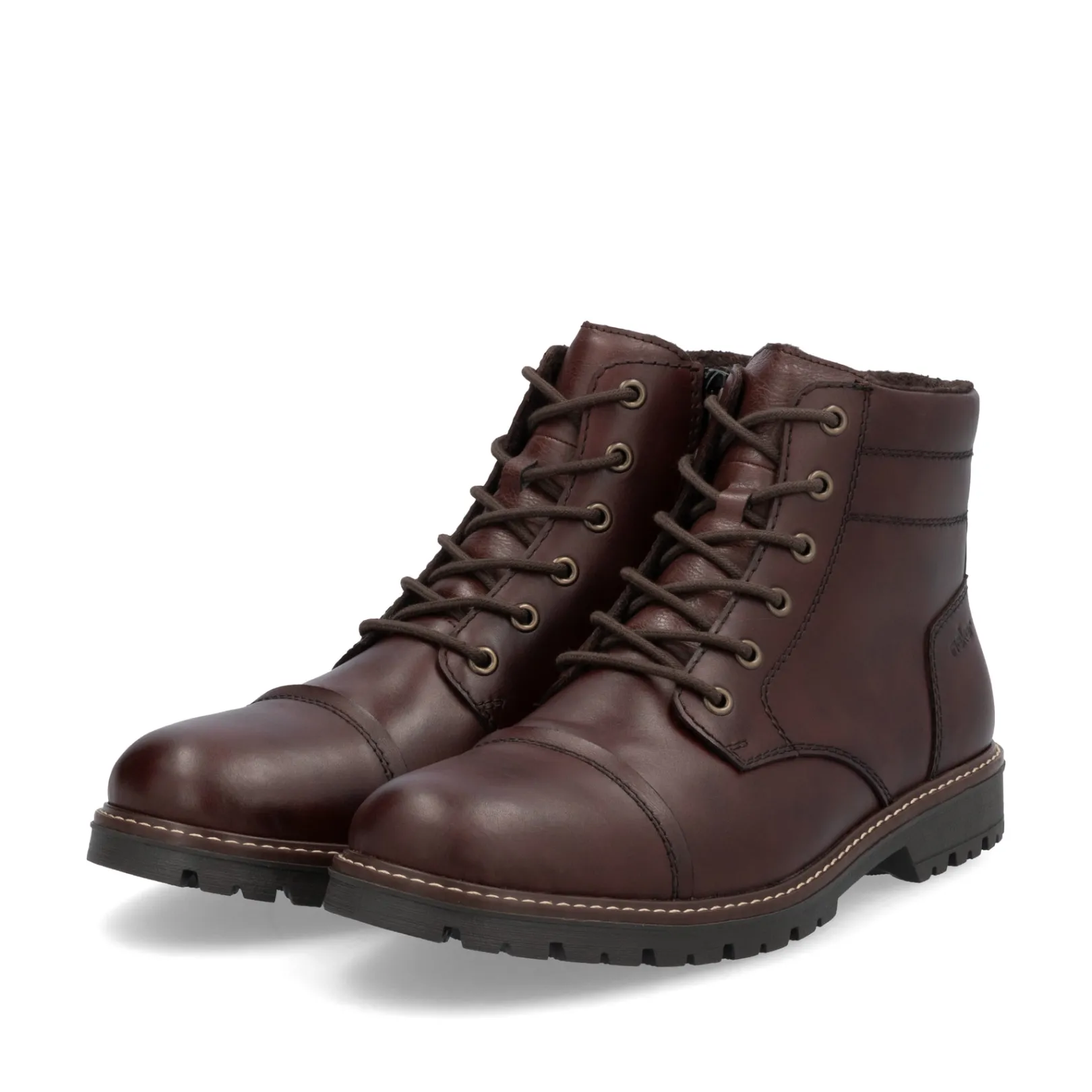 Rieker Boots<Herren Schnürstiefel mokka Braun