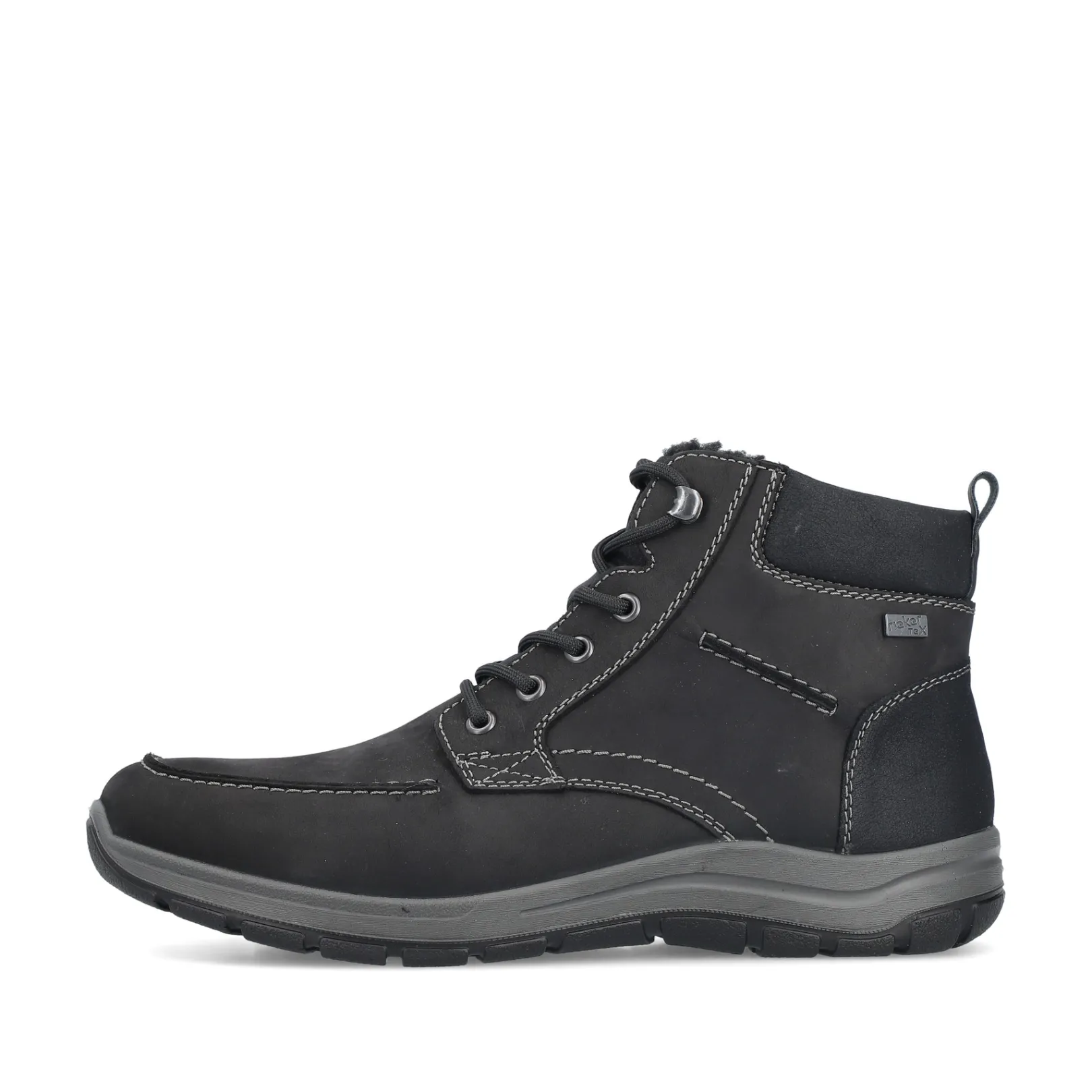 Rieker Boots<Herren Schnürstiefel nacht Schwarz