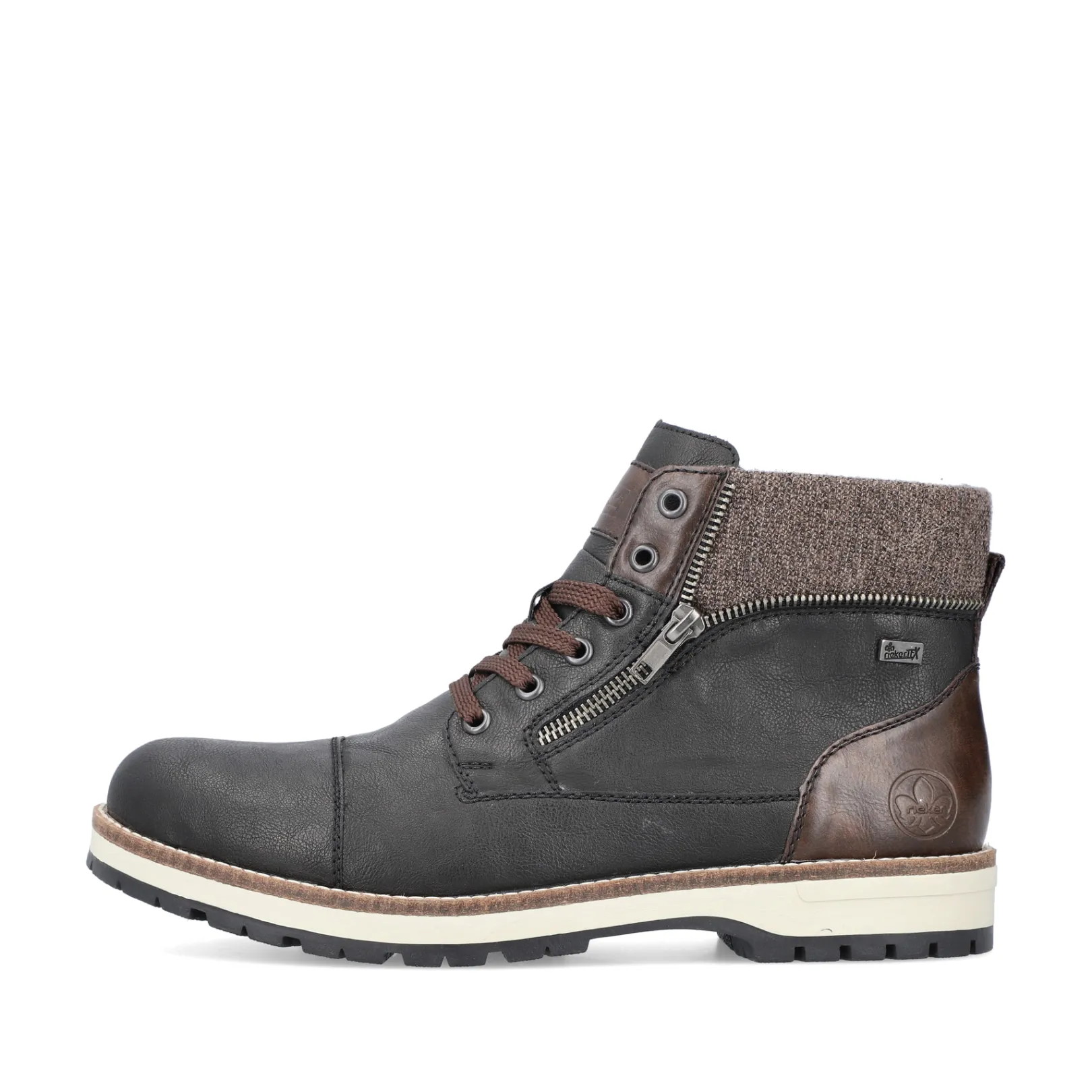 Rieker Boots<Herren Schnürstiefel nacht Schwarz