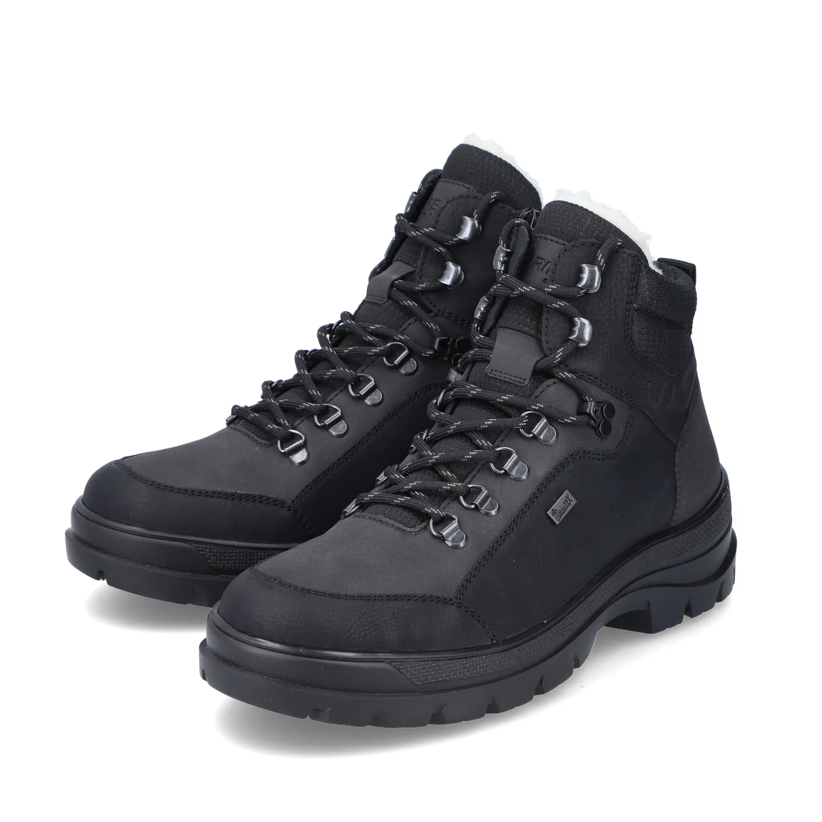 Rieker Boots<Herren Schnürstiefel nacht Schwarz