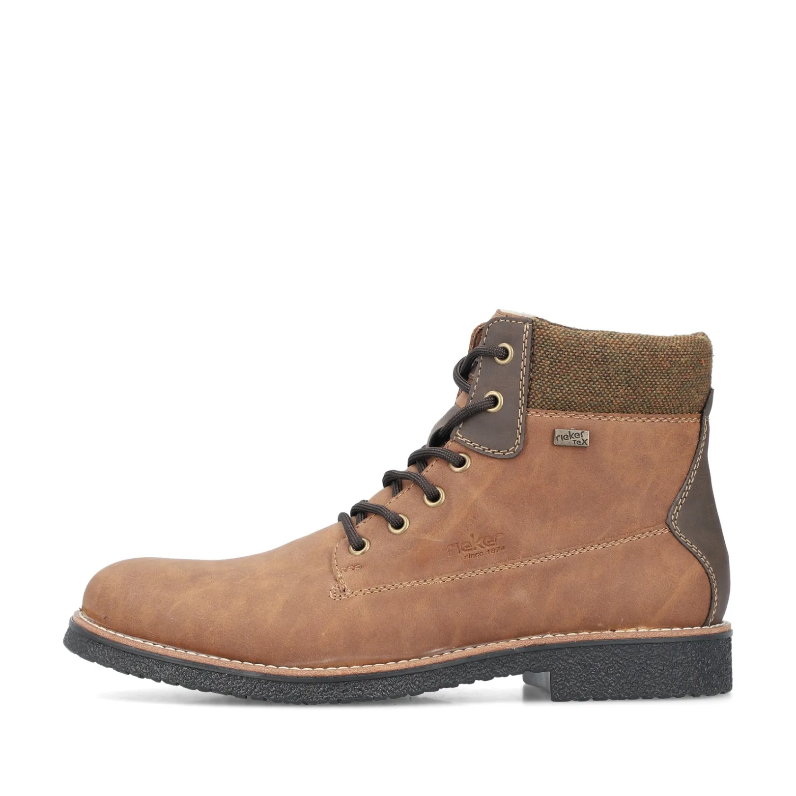 Rieker Boots<Herren Schnürstiefel nougat Braun