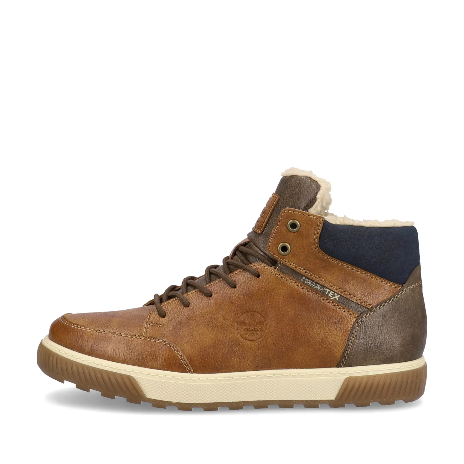 Rieker Boots<Herren Schnürstiefel nougat Braun