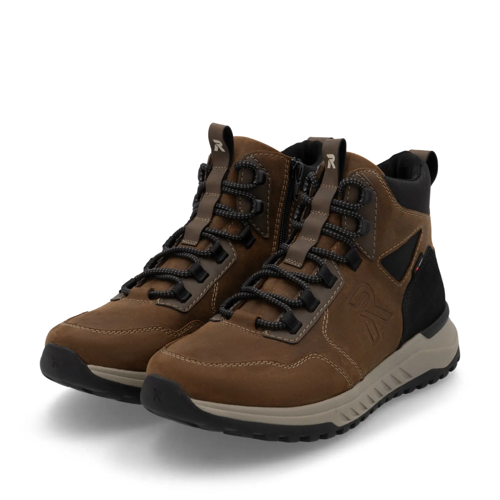 Rieker Boots<Herren Schnürstiefel nougat Braun