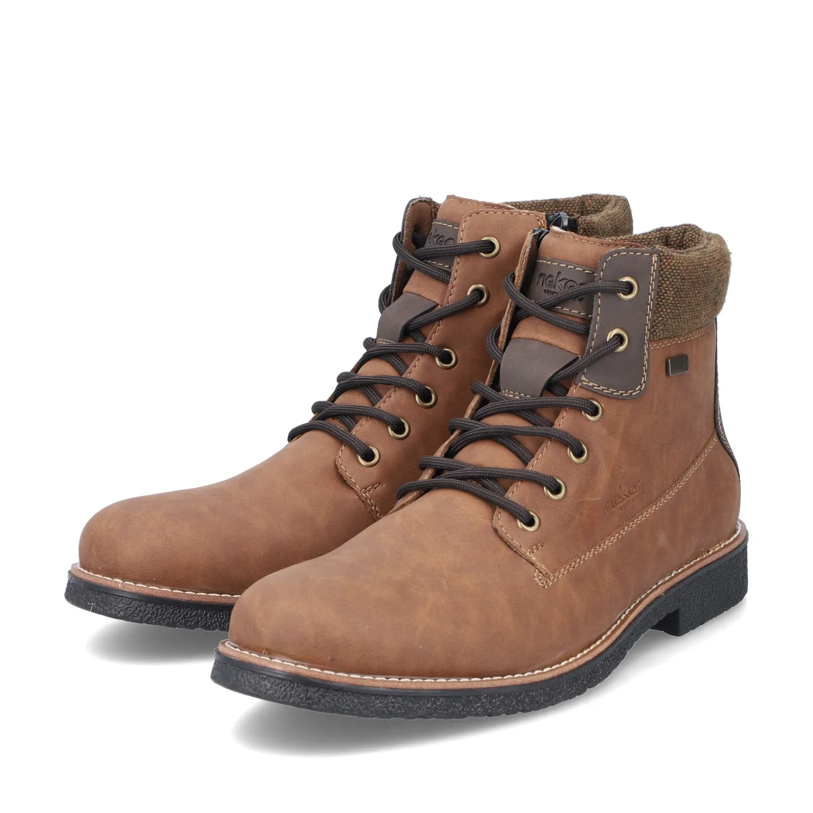 Rieker Boots<Herren Schnürstiefel nougat Braun