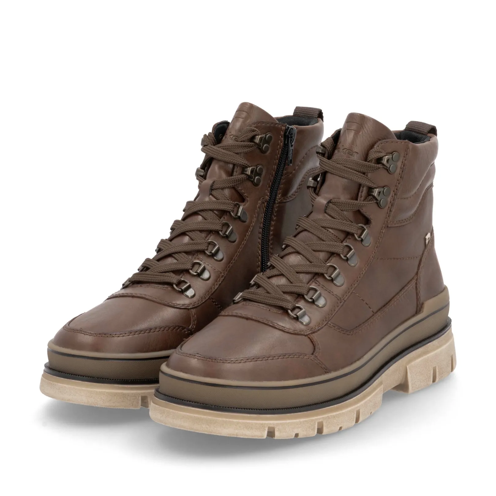 Rieker Boots<Herren Schnürstiefel nuss Braun