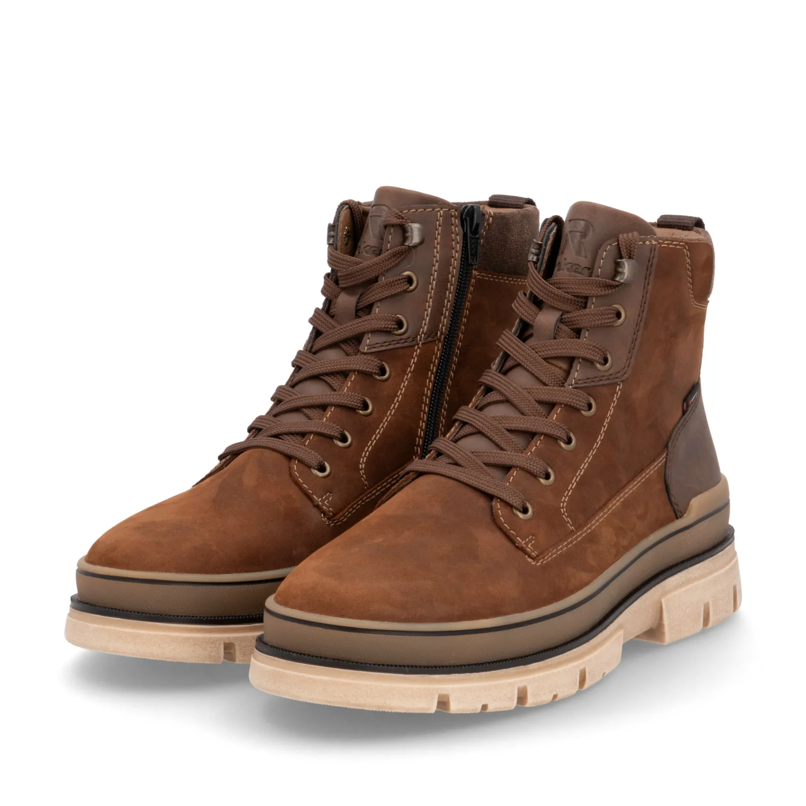 Rieker Boots<Herren Schnürstiefel nuss Braun