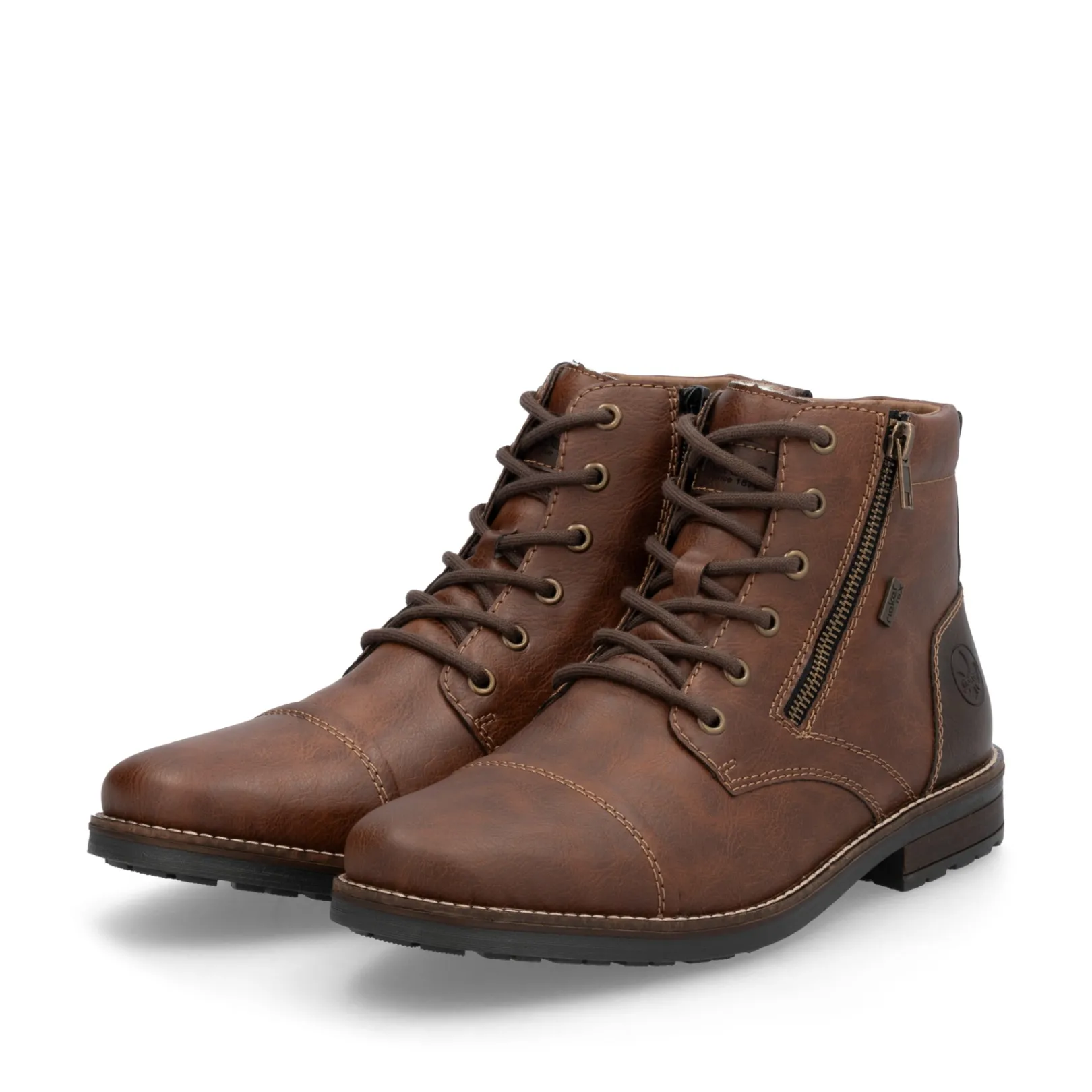 Rieker Boots<Herren Schnürstiefel nuss Braun