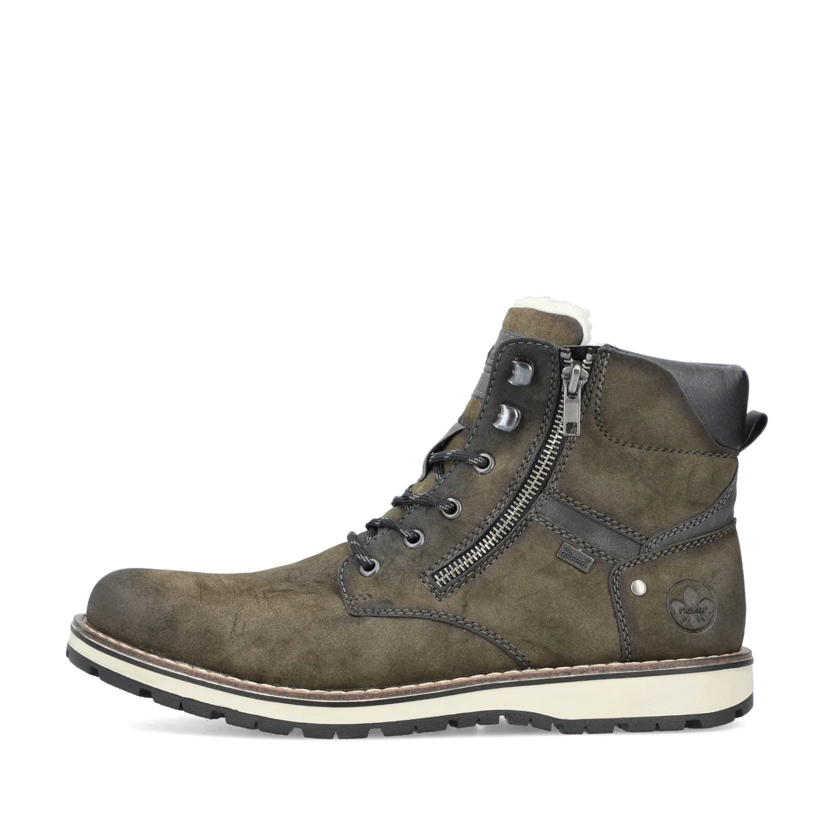 Rieker Boots<Herren Schnürstiefel oliv Grün