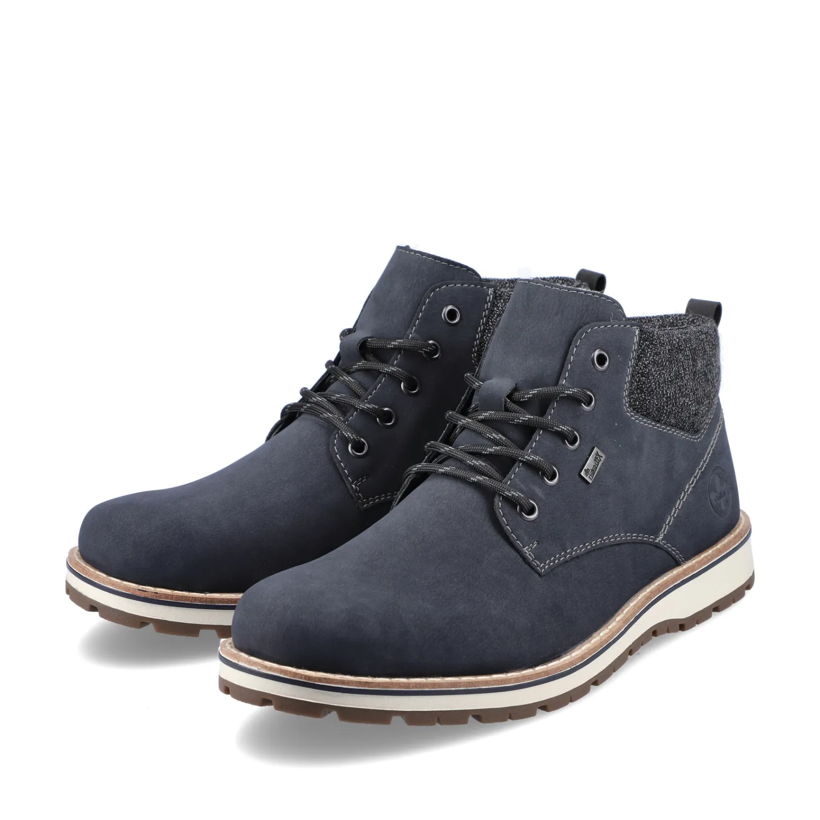 Rieker Boots<Herren Schnürstiefel pazifik Blau