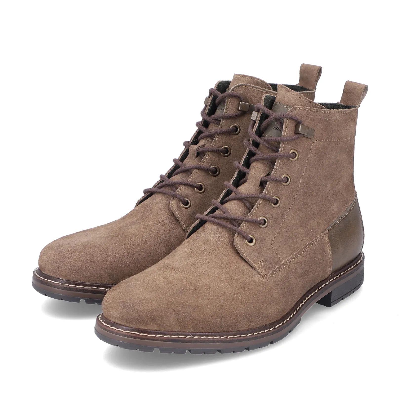 Rieker Boots<Herren Schnürstiefel sand Braun